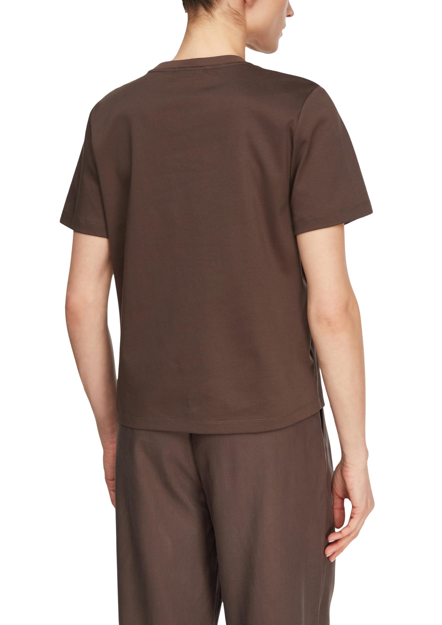 comma-basic-t-shirt-damen-top-creme-gr-38 image 2
