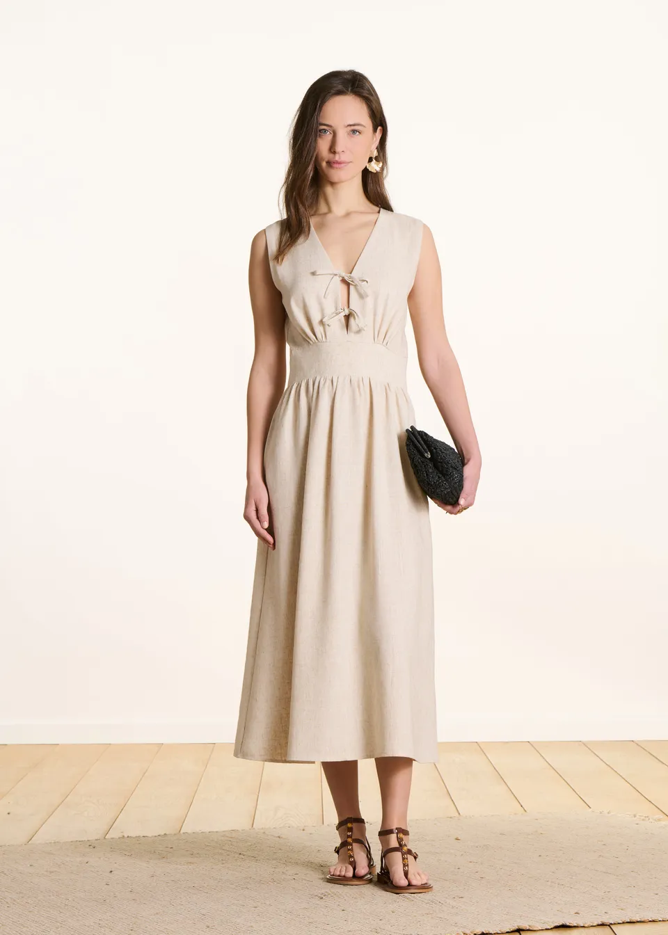 la-f-e-marabout-e-fiona-kleid-beige-lang-rmellos-34-46 image 1