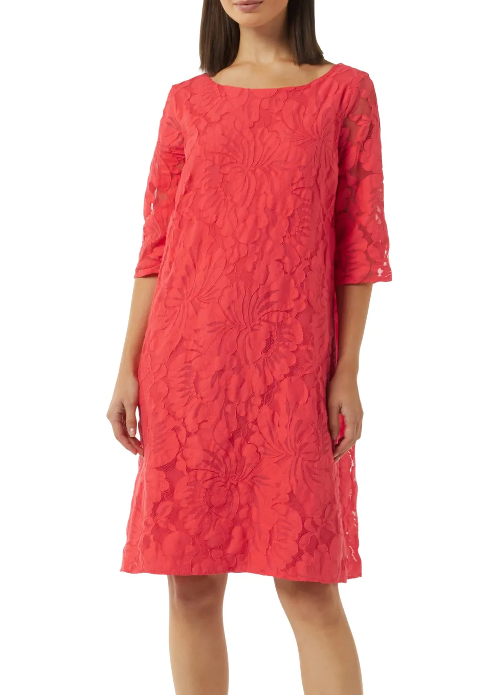 comma-spitzenkleid-kleid-pink-4294-kurz-damen image 1