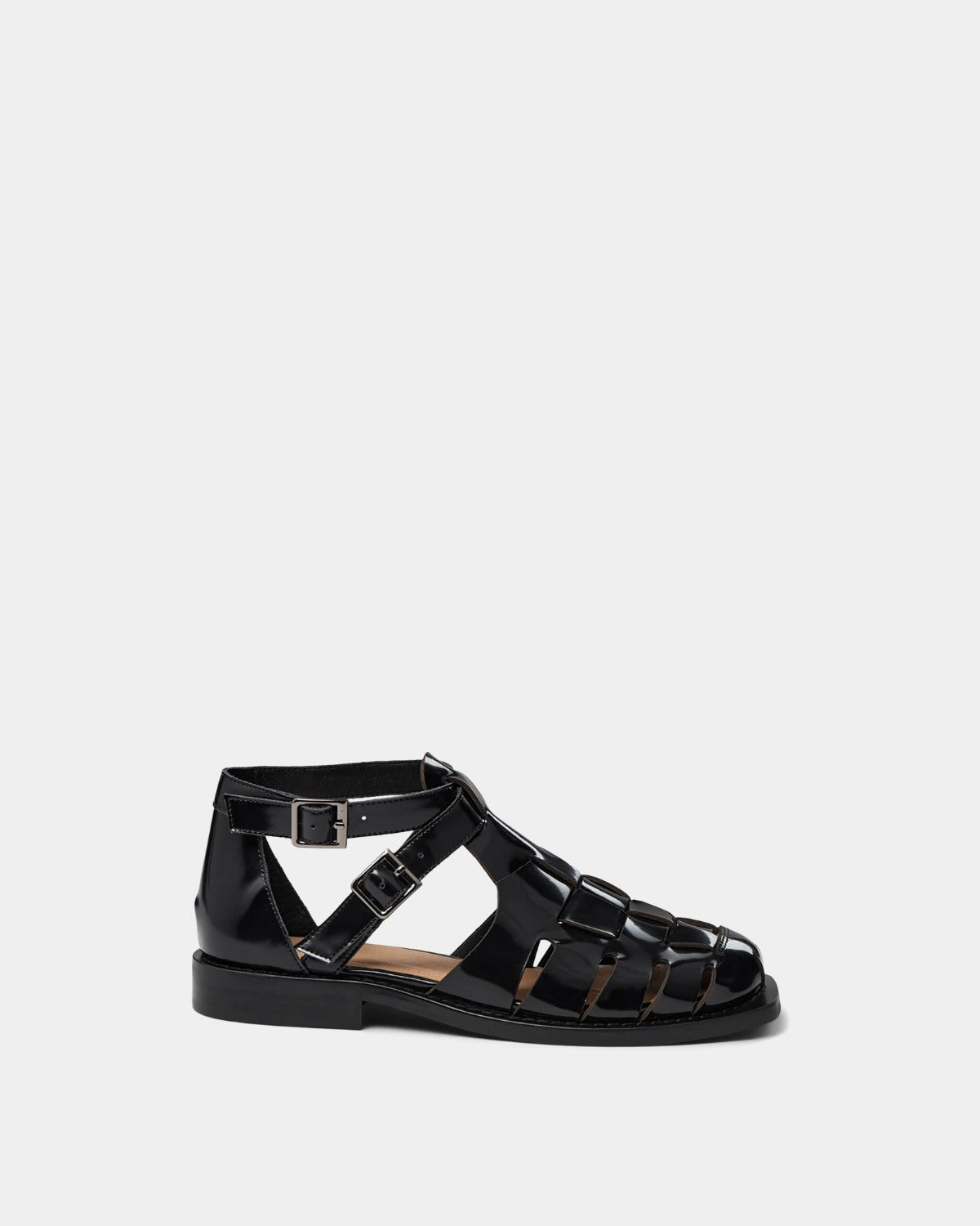 sofie-schnoor-mollysw-sandale-leder-schwarz-lack image 1