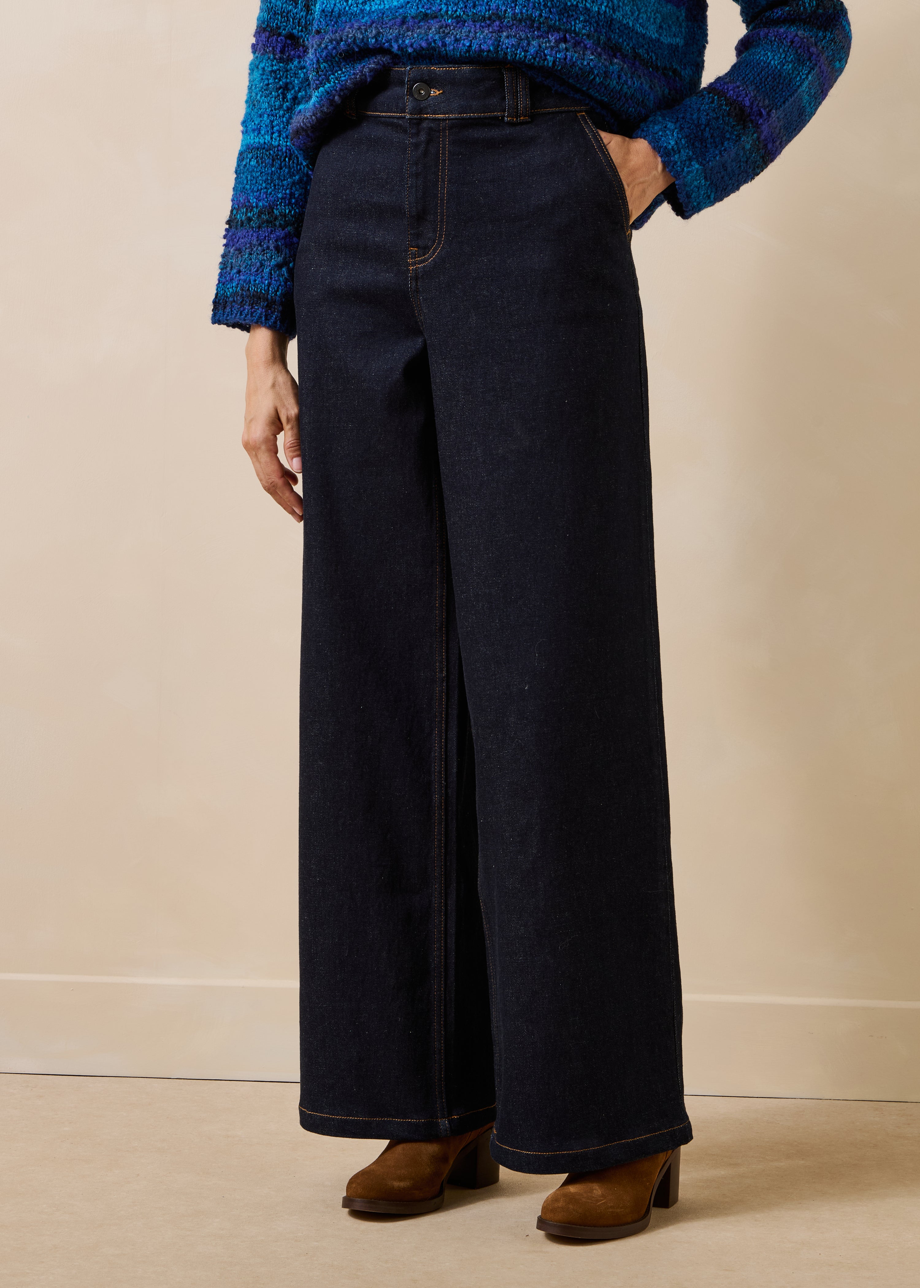 la-f-e-marabout-e-gustol-jeans-dark-brut-high-waist image 2