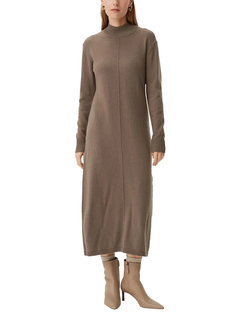 comma-strickkleid-maxi-viskose-gr-34-damen image 1