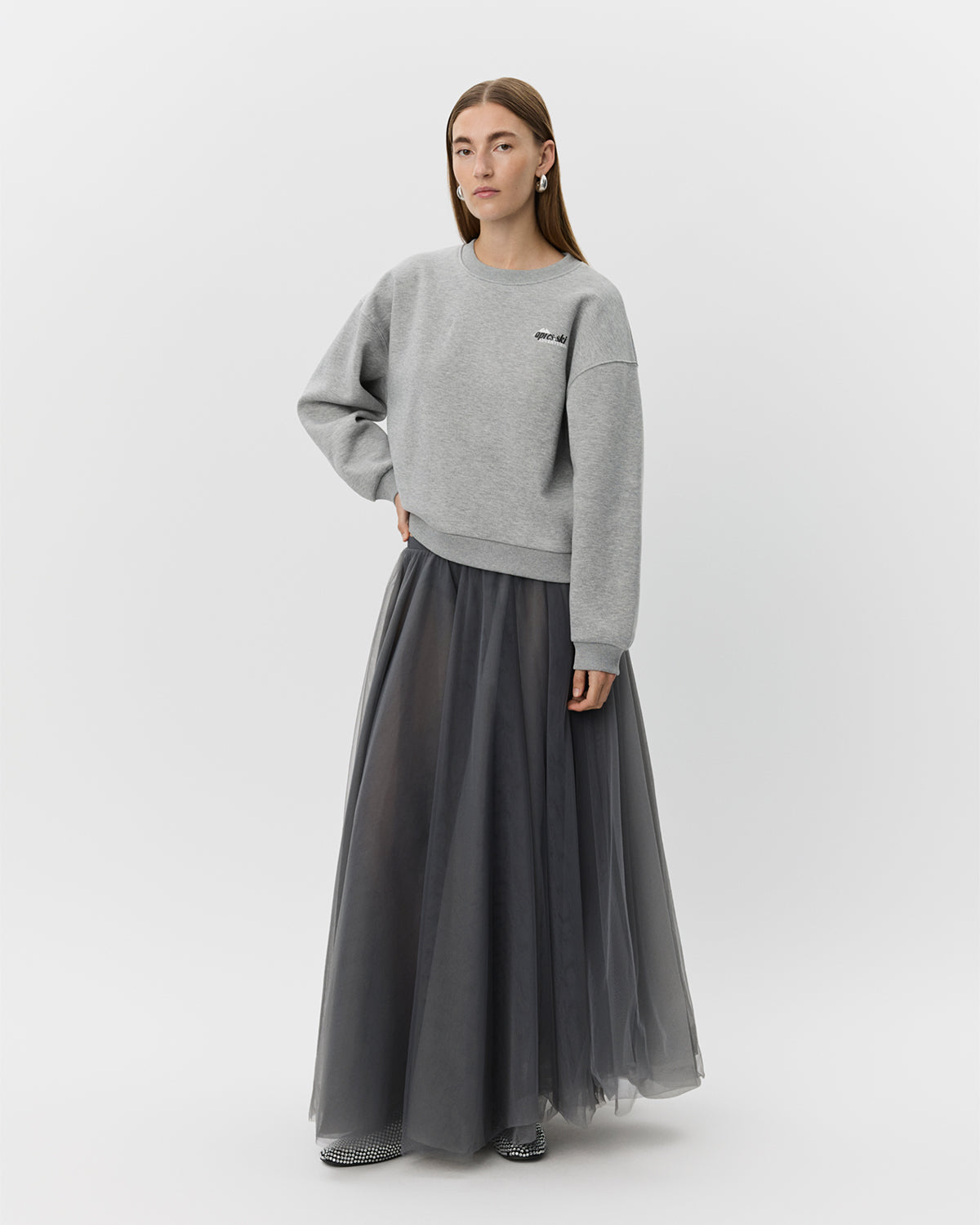 sofie-schnoor-women-elinsw-sweatshirt-grau-meliert-xs image 2