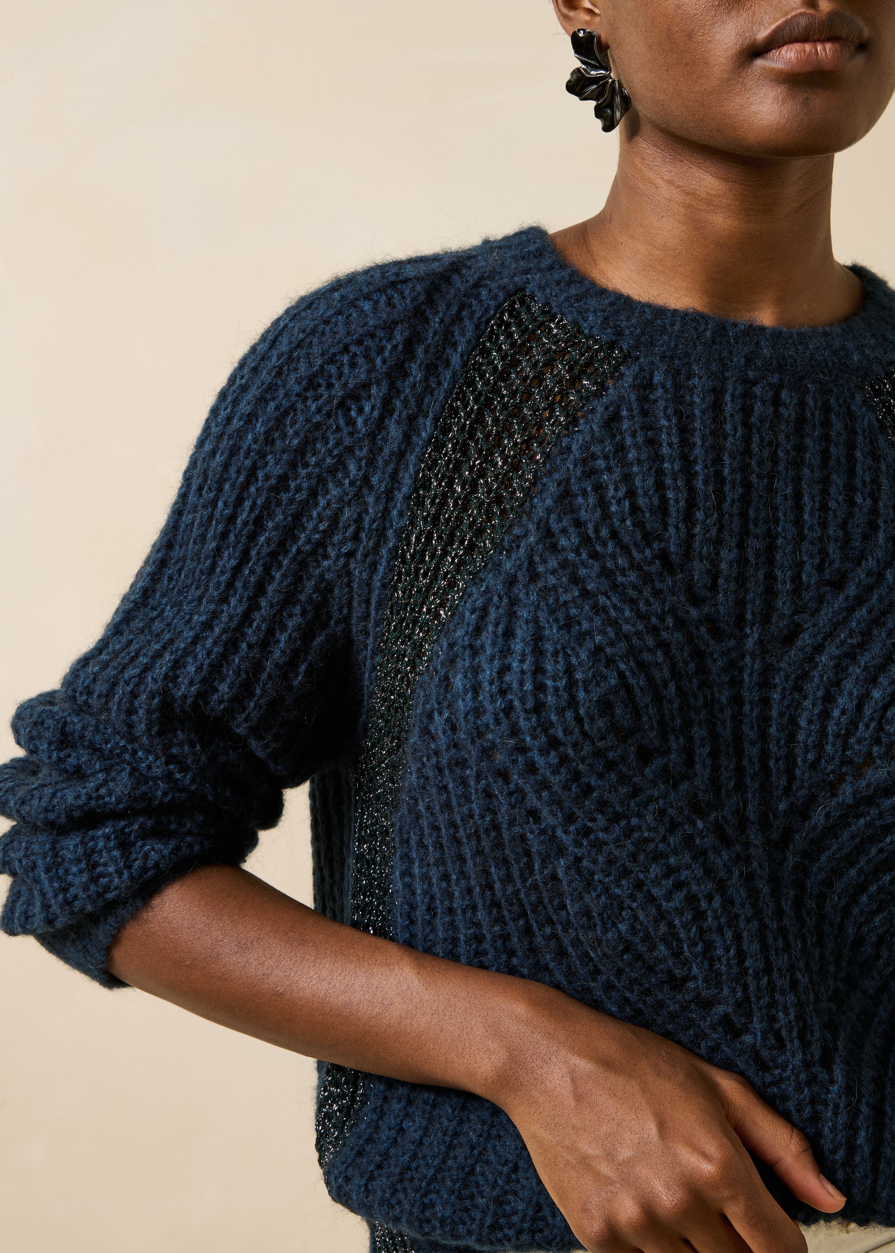 la-f-e-marabout-e-guilio-pullover-marine-ajour-alpaka image 5