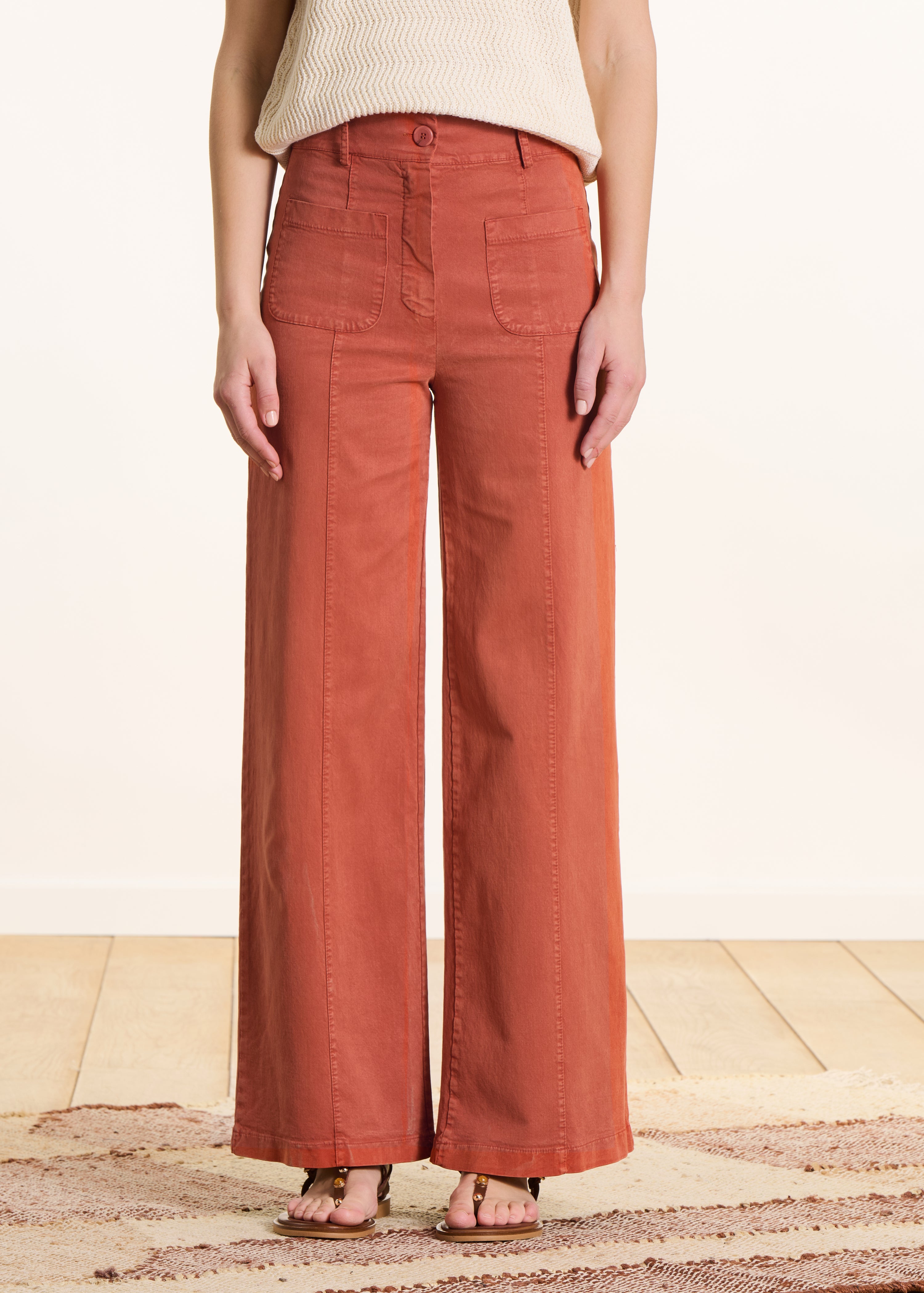 la-f-e-marabout-e-sean-hose-terracotta-weit-stoff image 2
