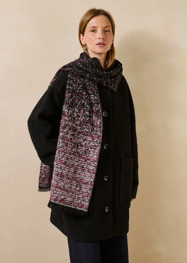 la-f-e-marabout-e-grepil-schal-schwarz-bordeaux-lurex image 1