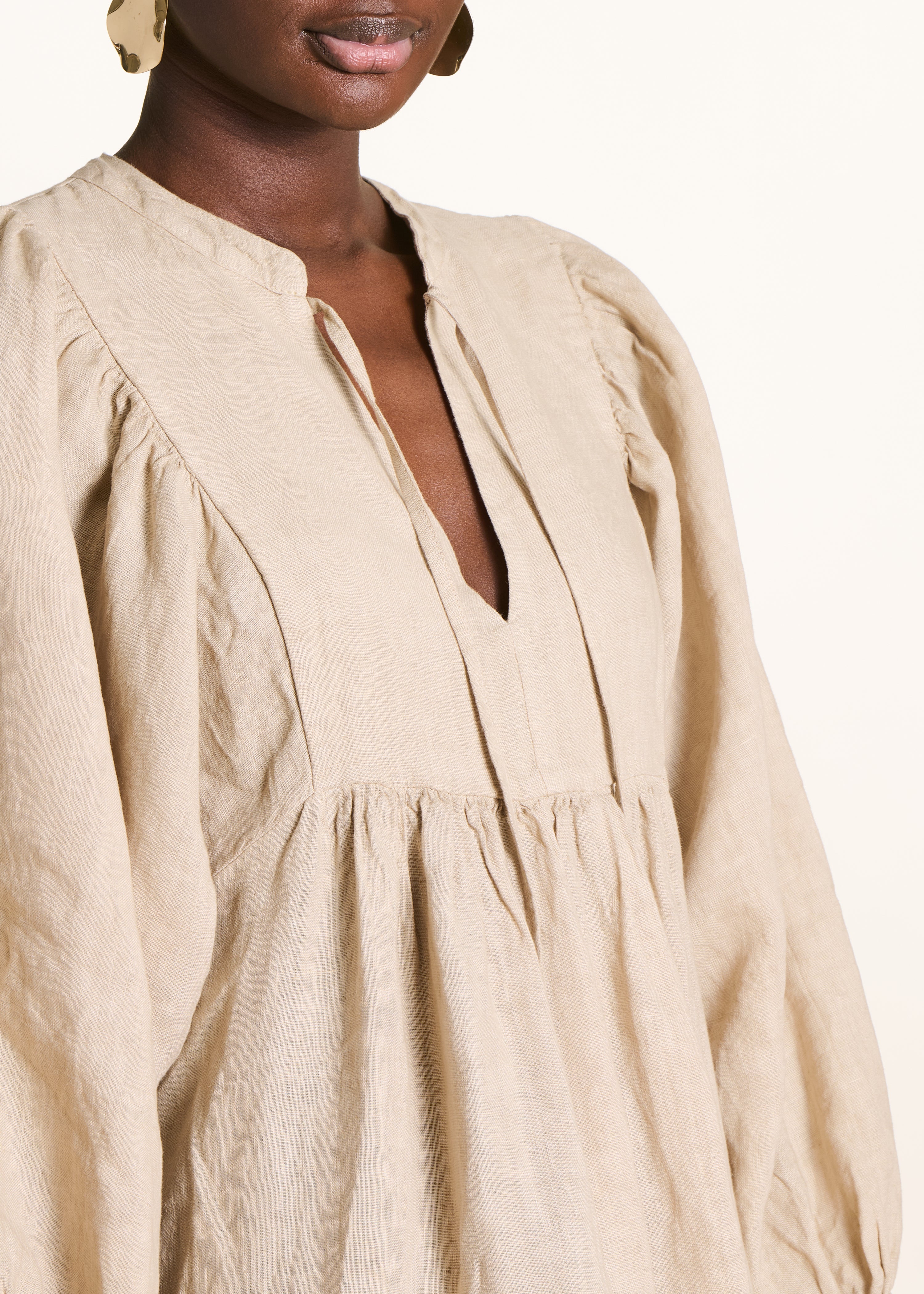 la-f-e-marabout-e-dembo-maxikleid-beige-leinen-gr-38 image 4