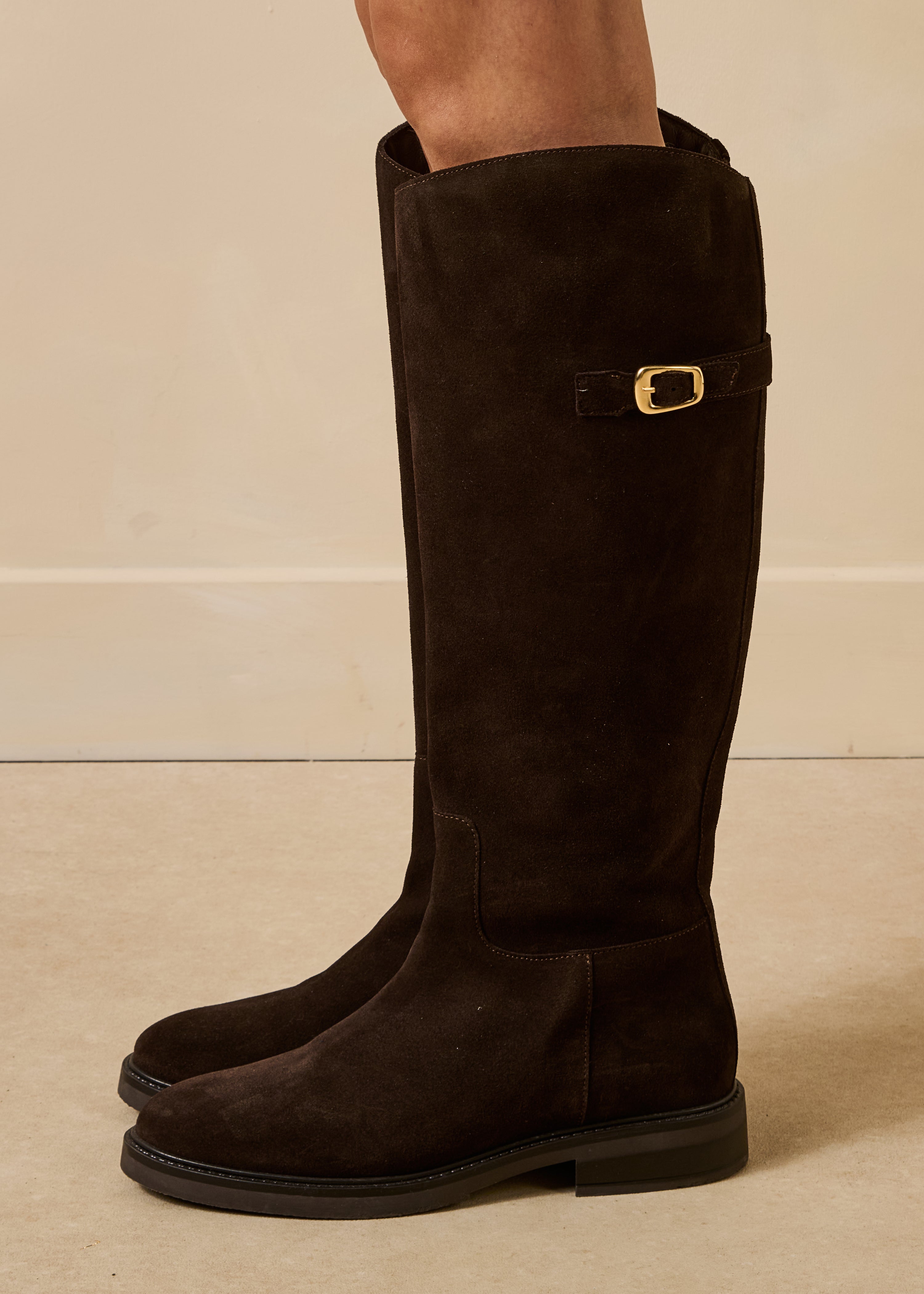 la-f-e-marabout-e-grimer-stiefel-braun-wildleder-reiterstil image 3