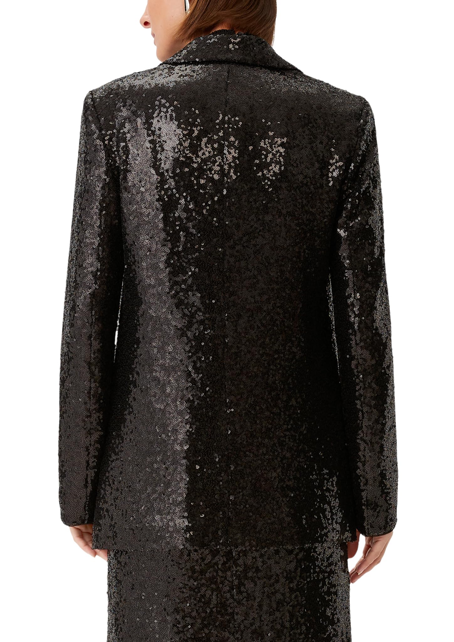 comma-longblazer-pailletten-gr-38-schwarz-festlich image 2