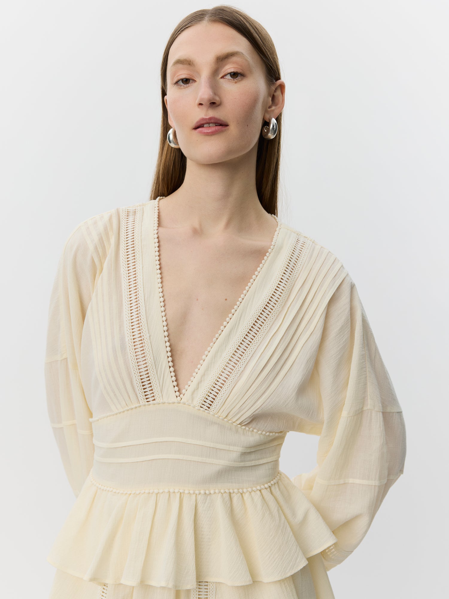 sofie-schnoor-women-jouvesw-midi-kleid-cream-white image 4