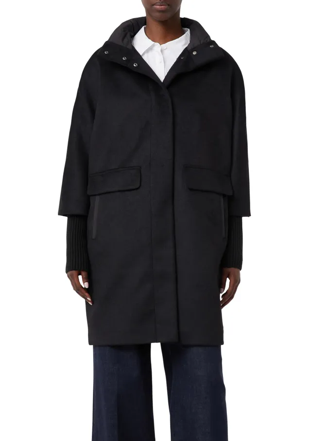 comma-coats-outdoor-mantel-stehkragen-schwarz-gr-44 image 1