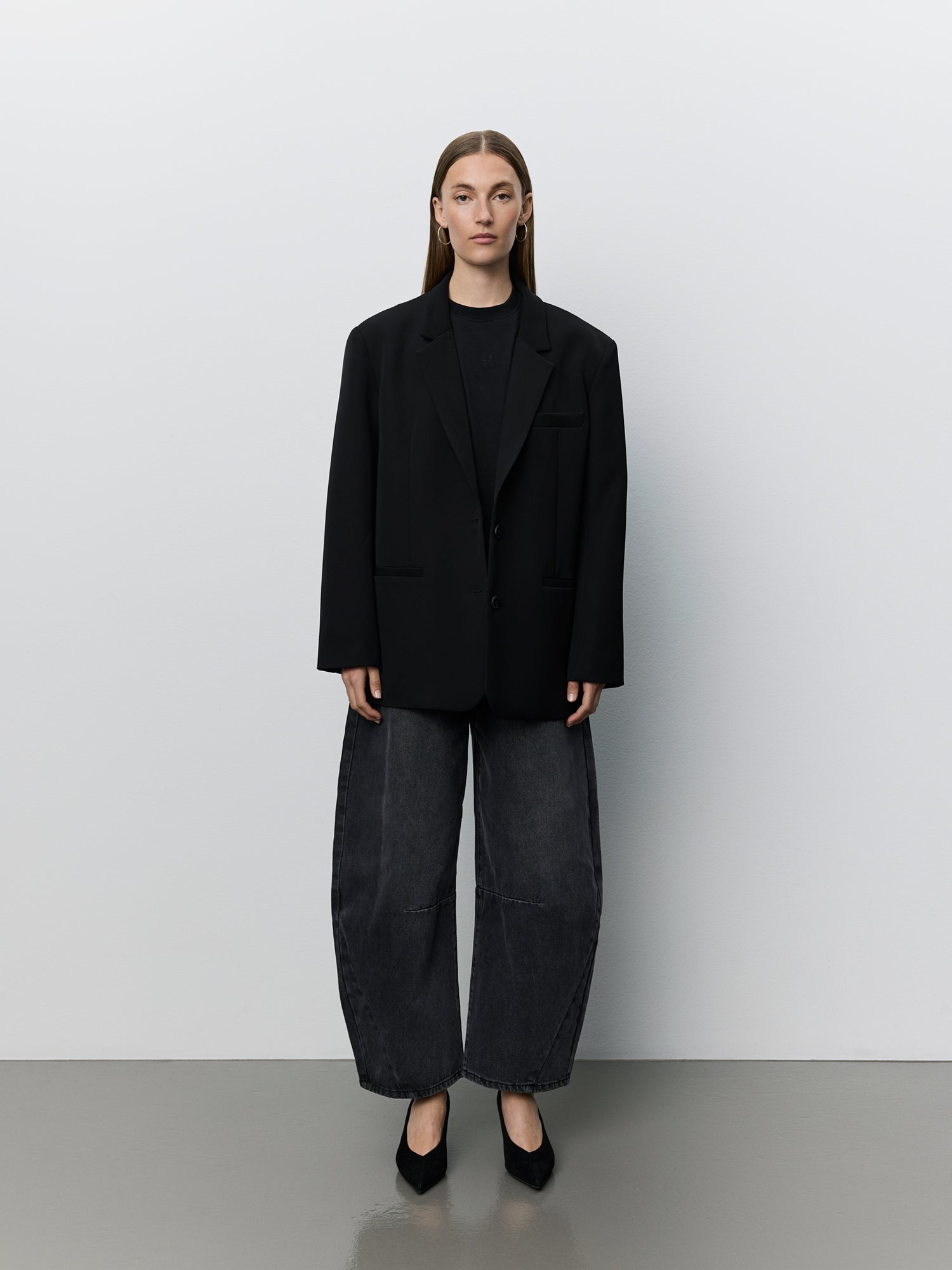 sofie-schnoor-women-kaisw-blazer-schwarz-oversize image 2