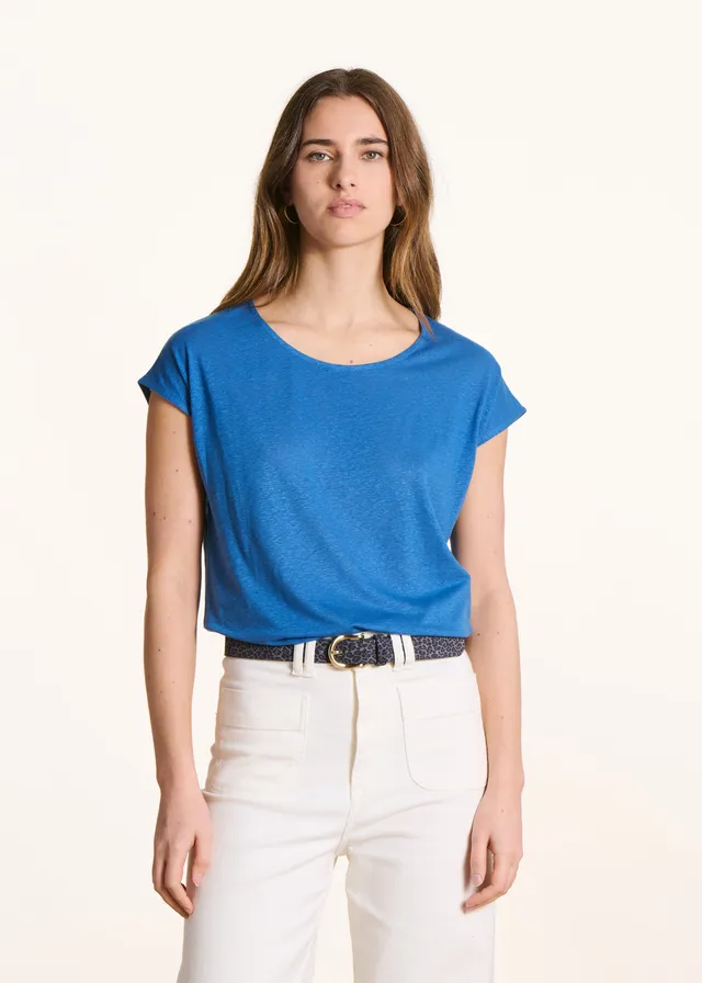 la-f-e-marabout-e-virano-t-shirt-denim-lyocell image 1