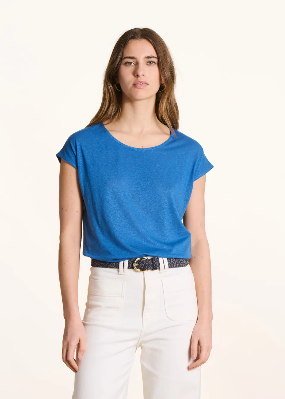 la-f-e-marabout-e-virano-t-shirt-denim-lyocell image 1