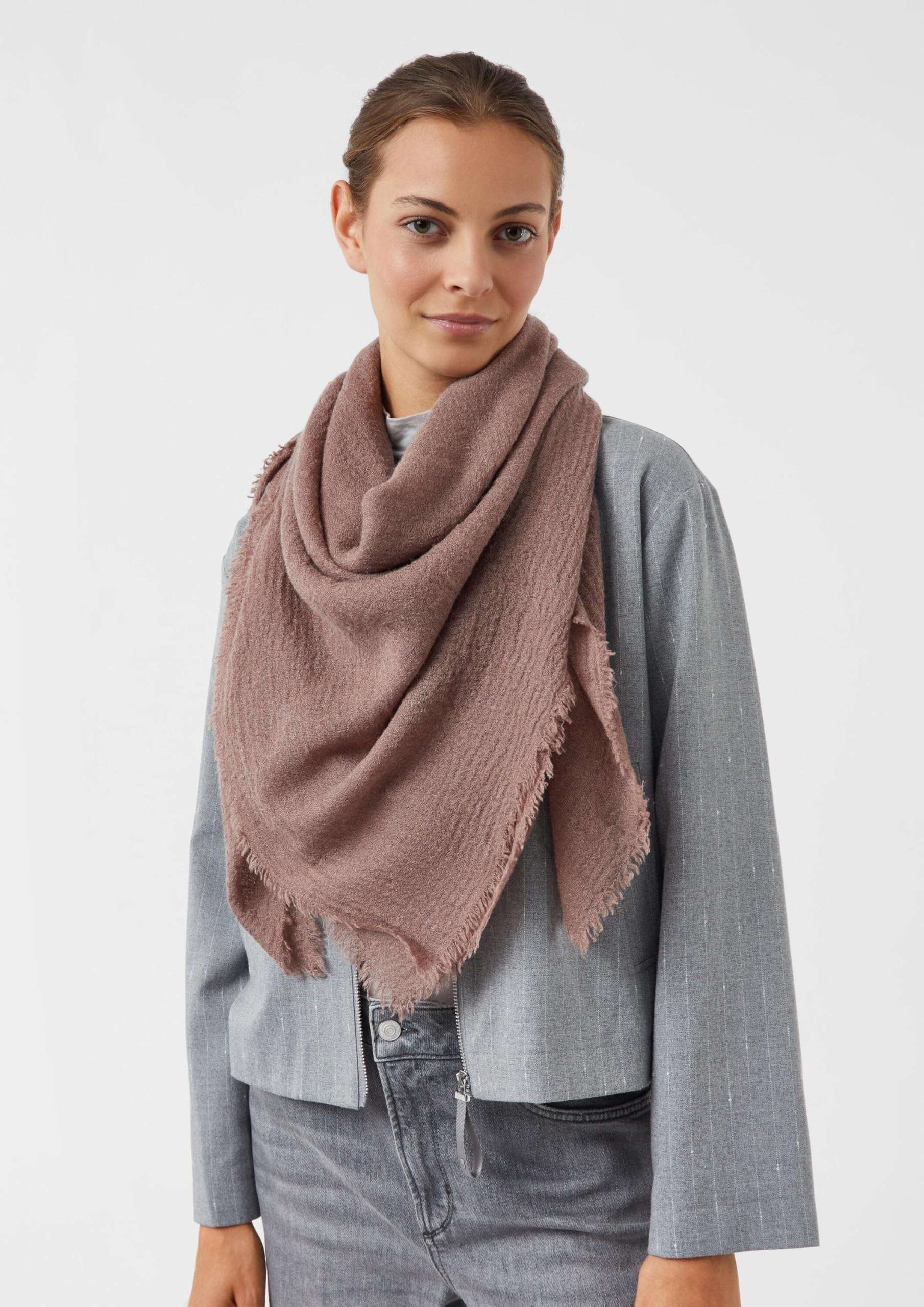 comma-accessoires-schal-aus-wollmix-altrosa image 6