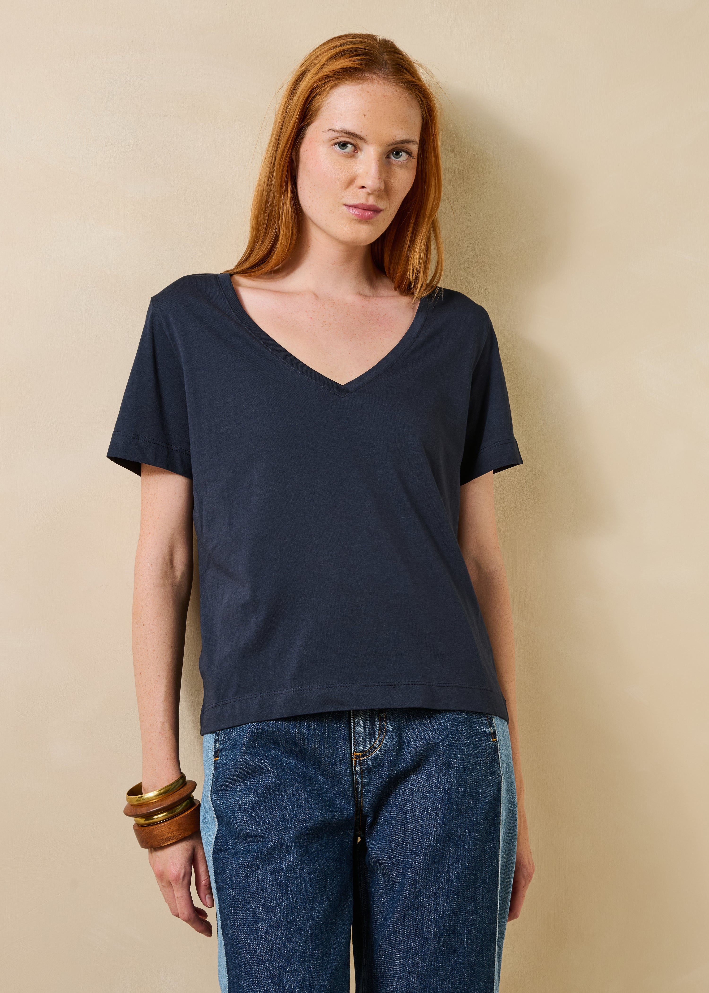 la-f-e-marabout-e-t-shirt-oversize-marine-bio-stormy image 1