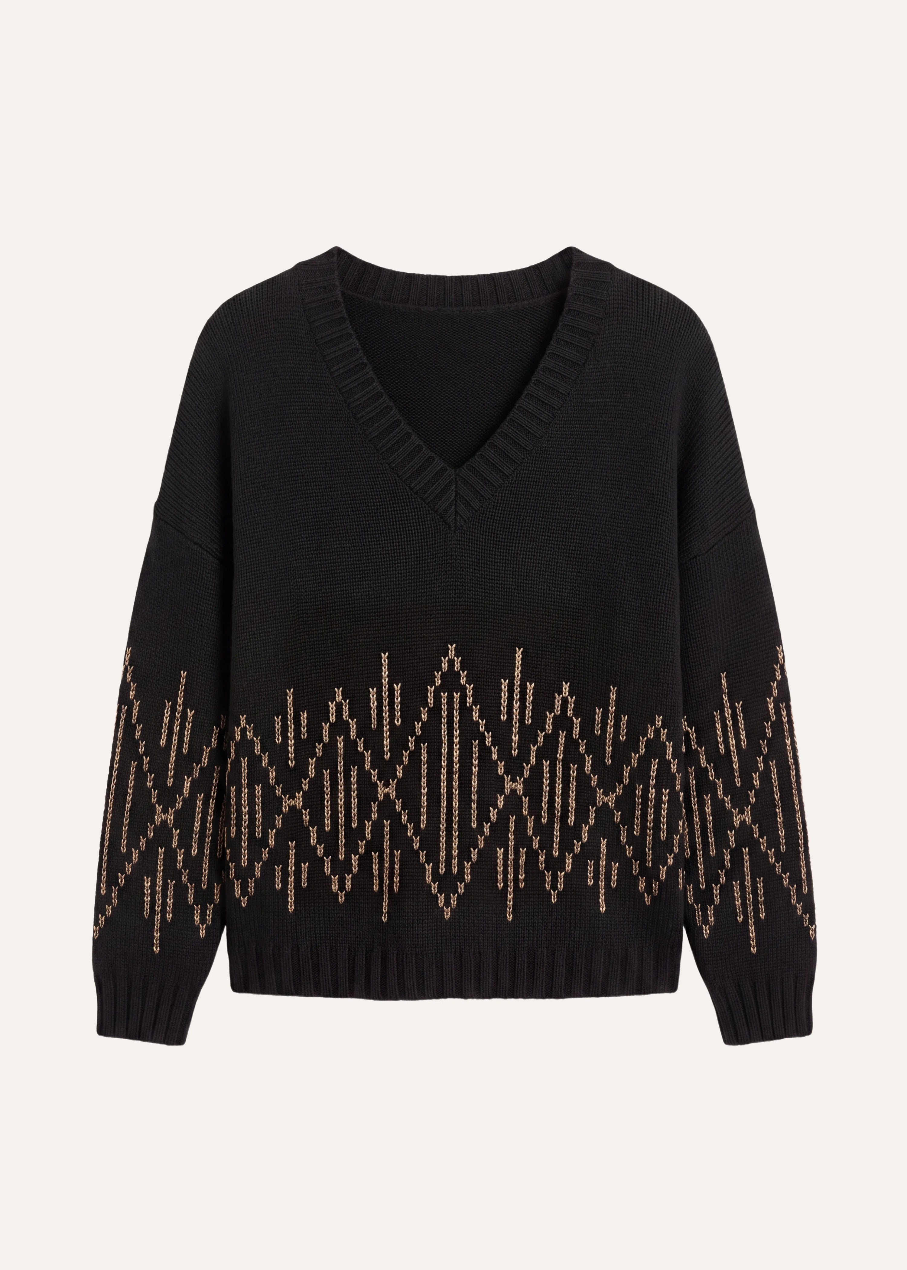 la-f-e-marabout-e-pullover-gipsou-schwarz-wolle-alpaka image 6