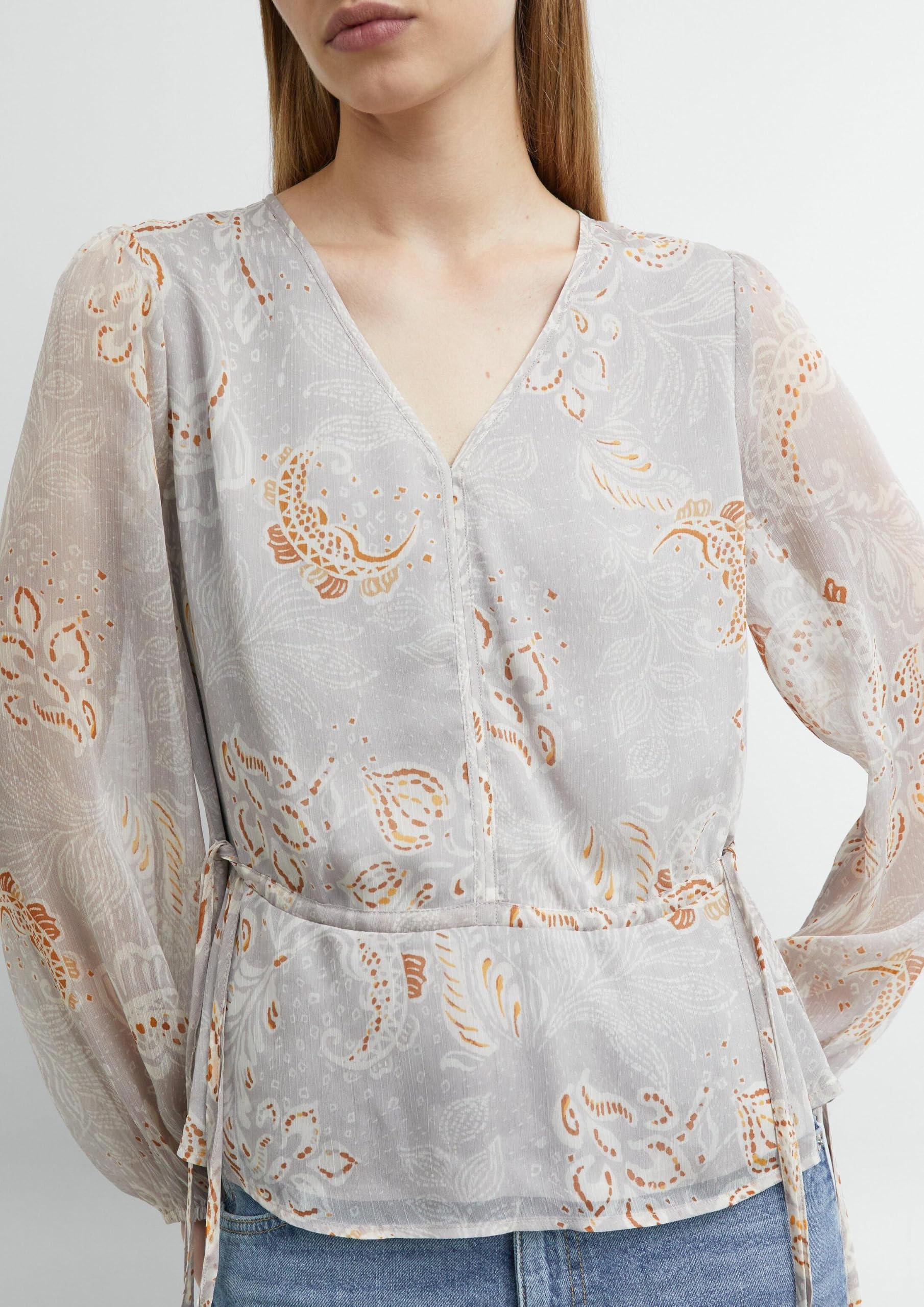 comma-blouses-chiffonbluse-print-v-ausschnitt-gr-e-32 image 3