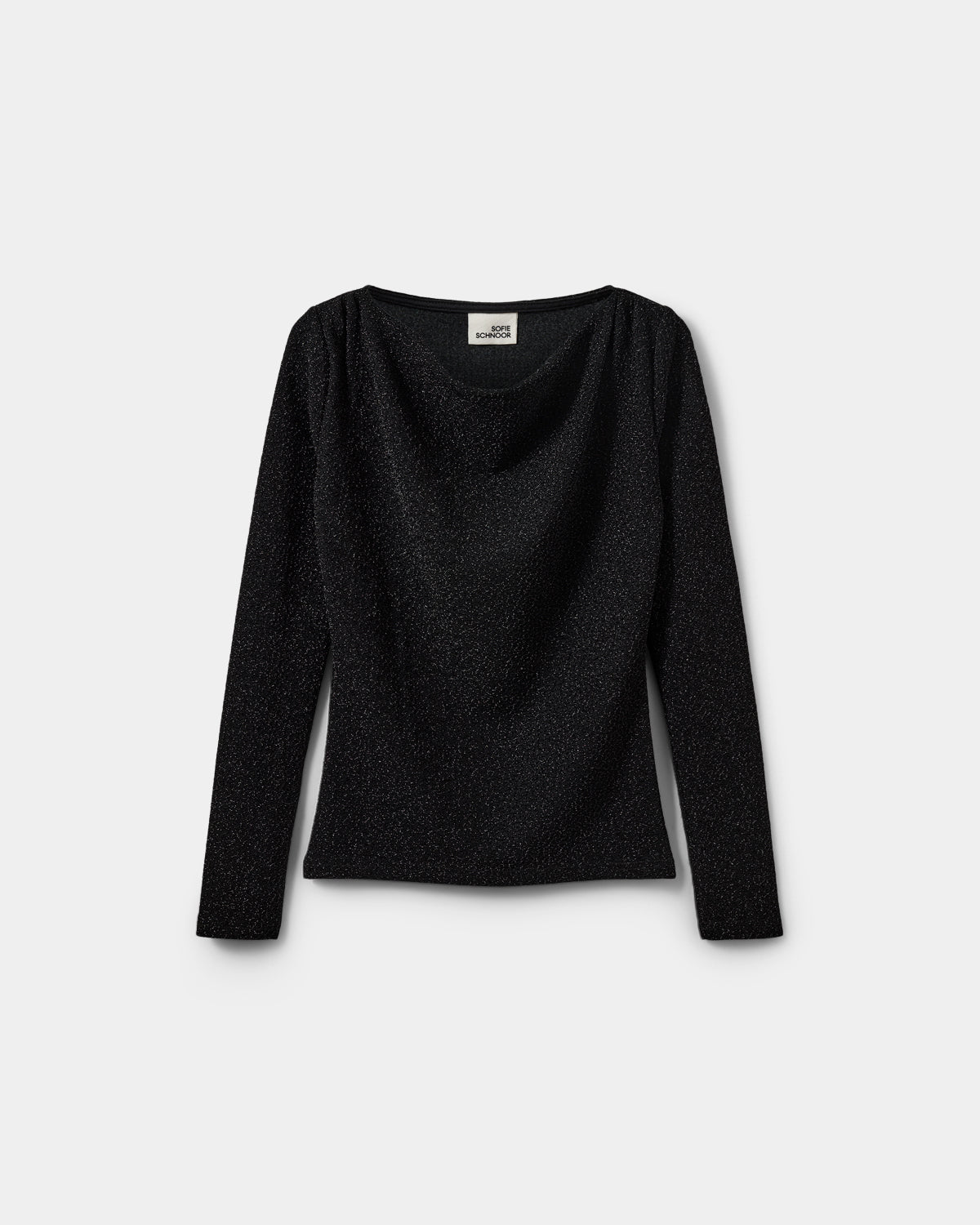 sofie-schnoor-young-cillysy-bluse-black-glitter image 1