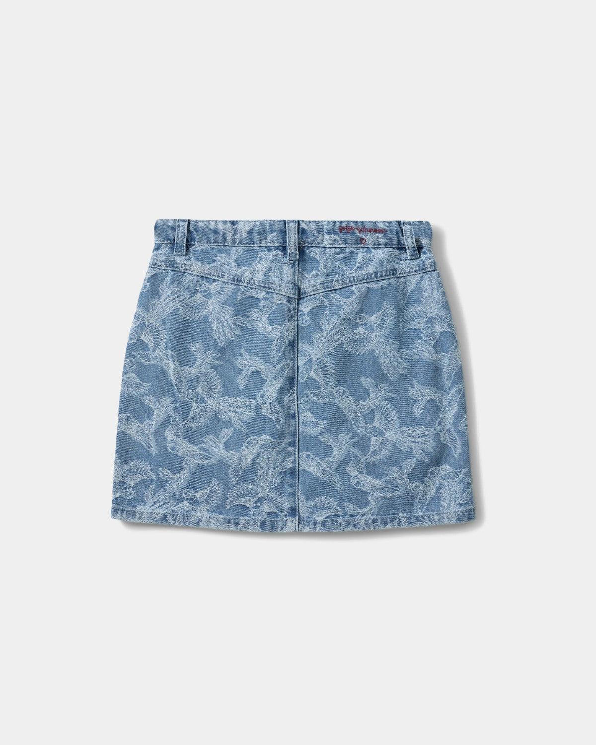 sofie-schnoor-young-larasy-jeansrock-hellblau-vogelprint image 4