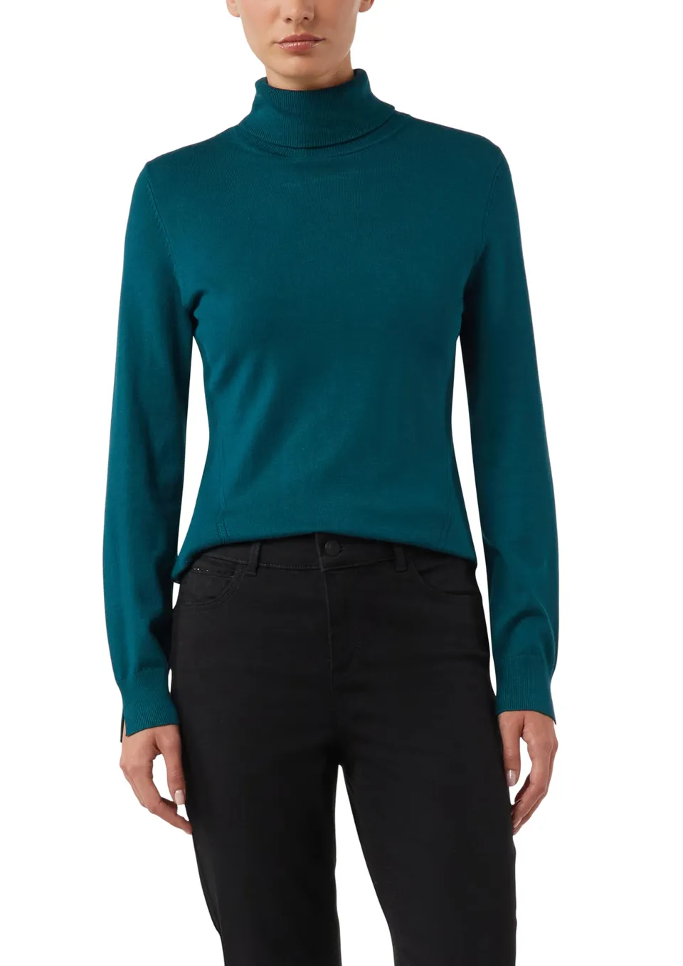 comma-2173141-pullover-strickpullover-rollkragen-slim-fit image 1