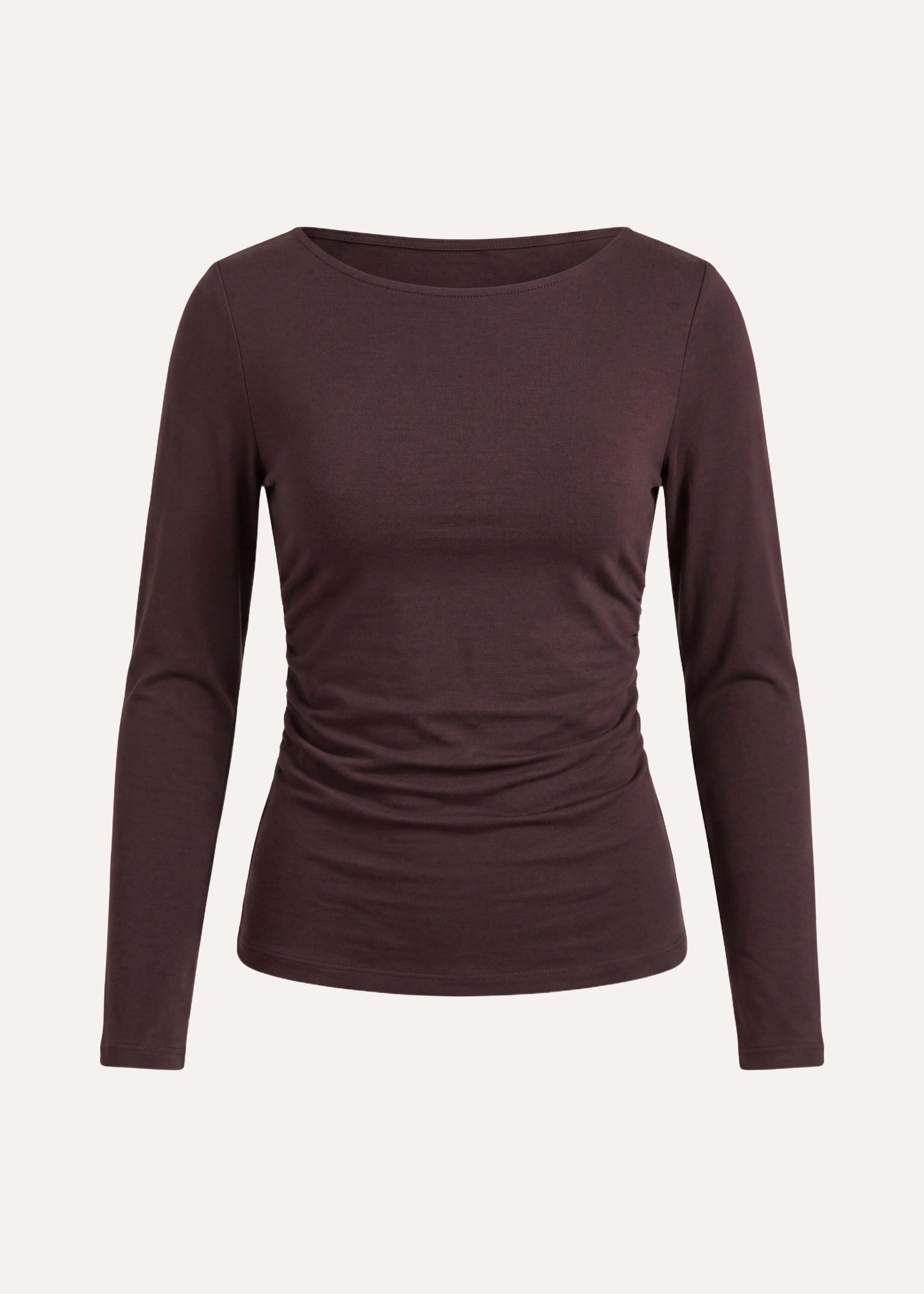 la-f-e-marabout-e-giverny-t-shirt-braun-langarm-modal image 6