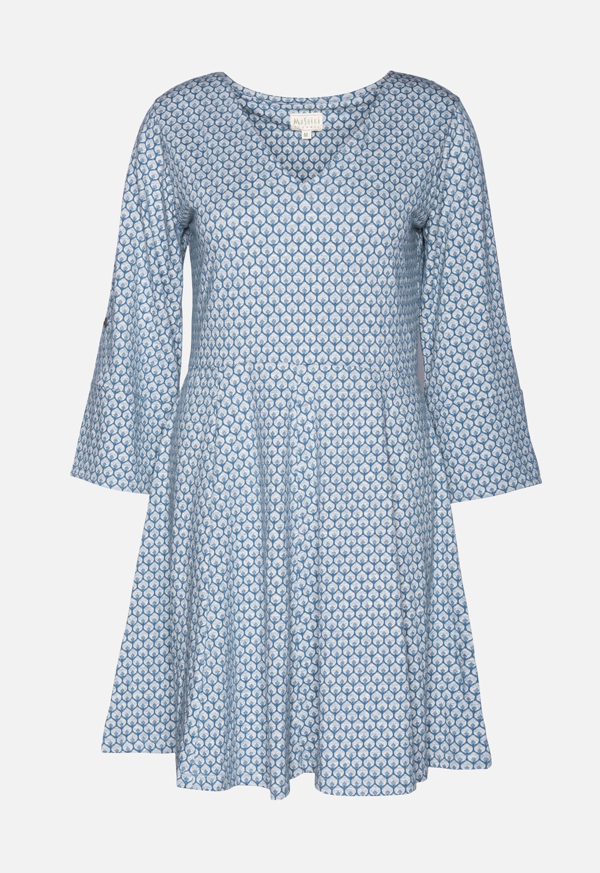 moshiki-w25dress-g5-kleid-jacquard-90-cm-v-ausschnitt image 6