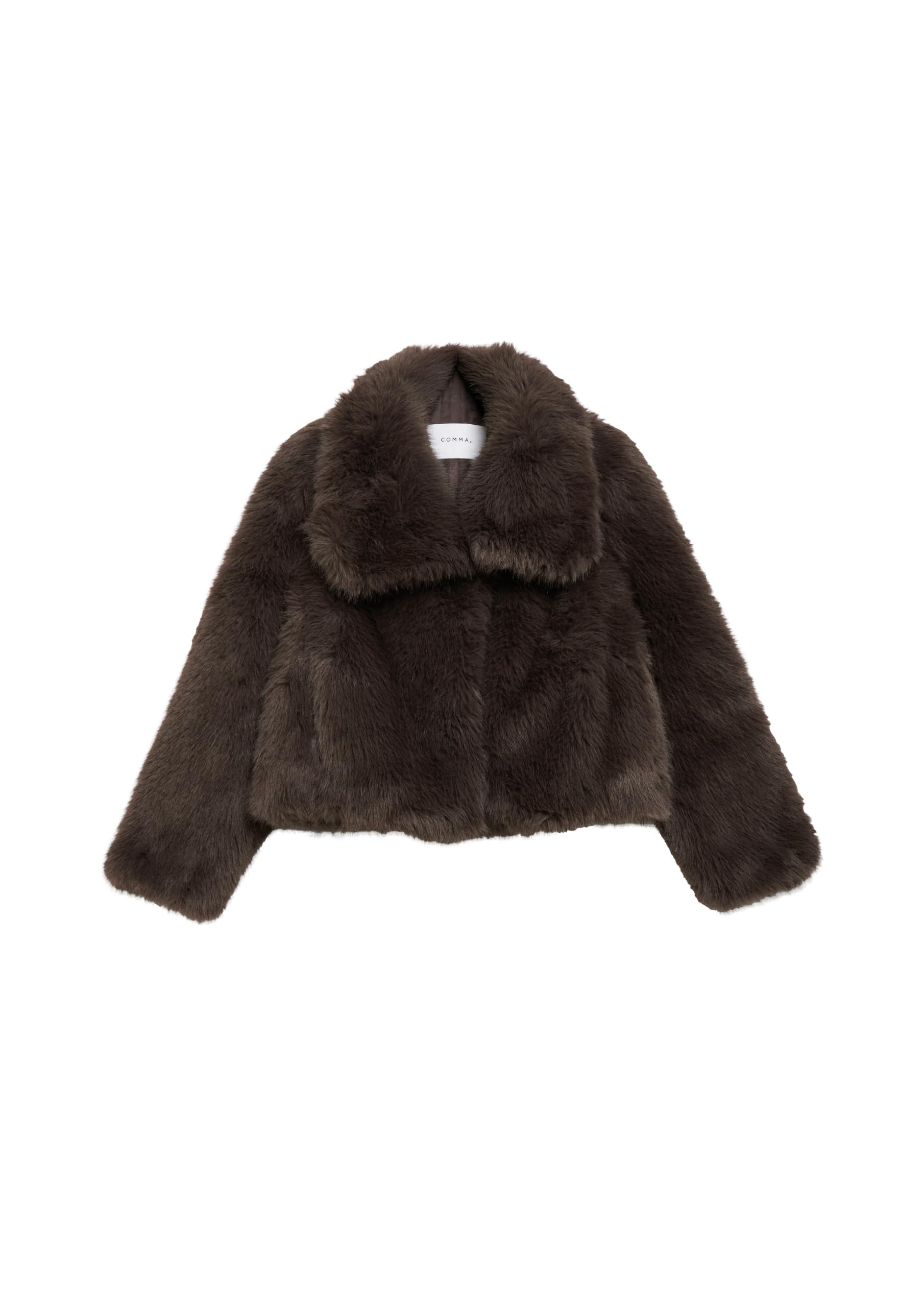 comma-jackets-outdoor-jacke-webpelz-gr-l-relaxed-dunkelbraun image 4