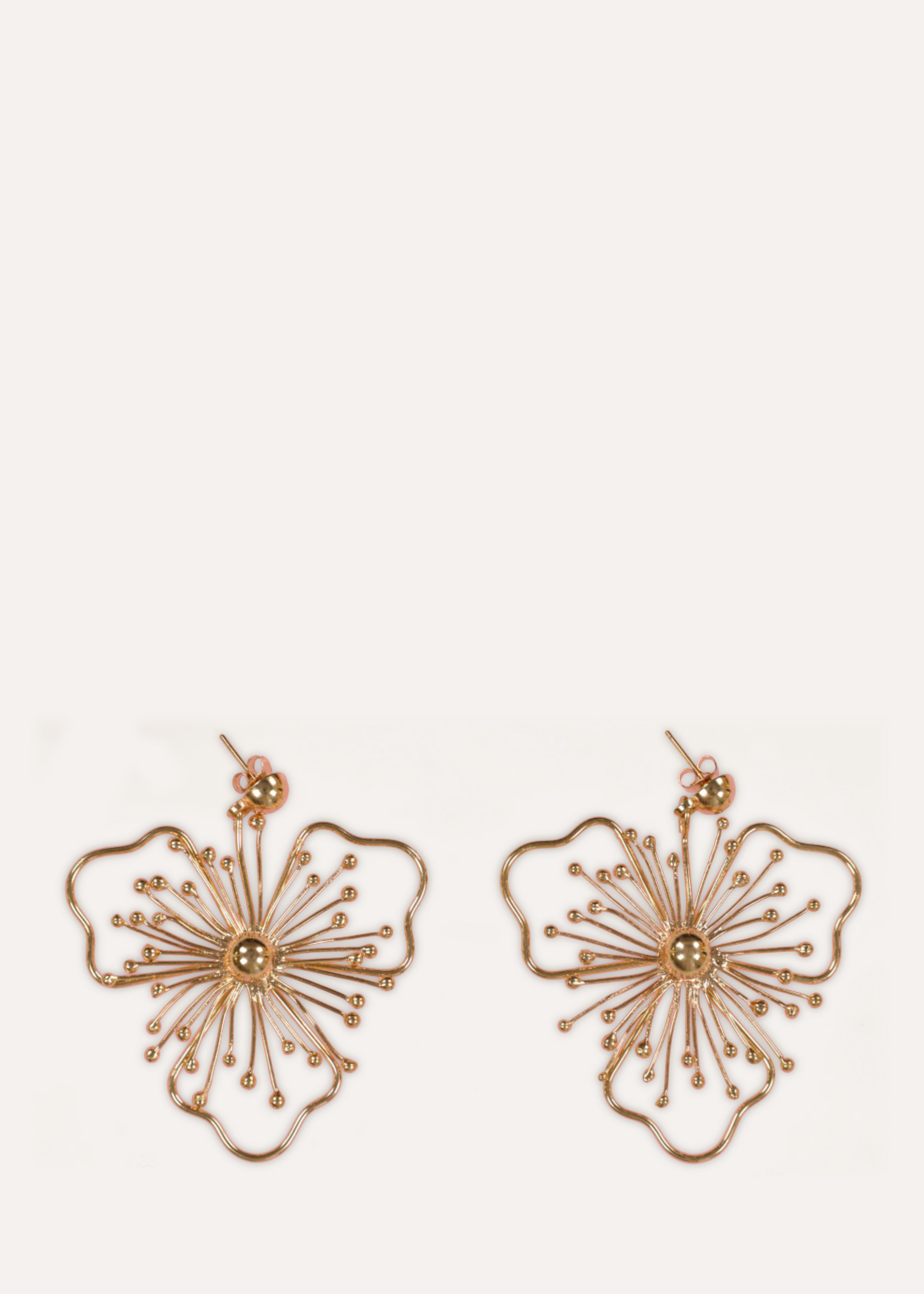 la-f-e-marabout-e-filius-blumen-ohrh-nger-gold-tu image 3
