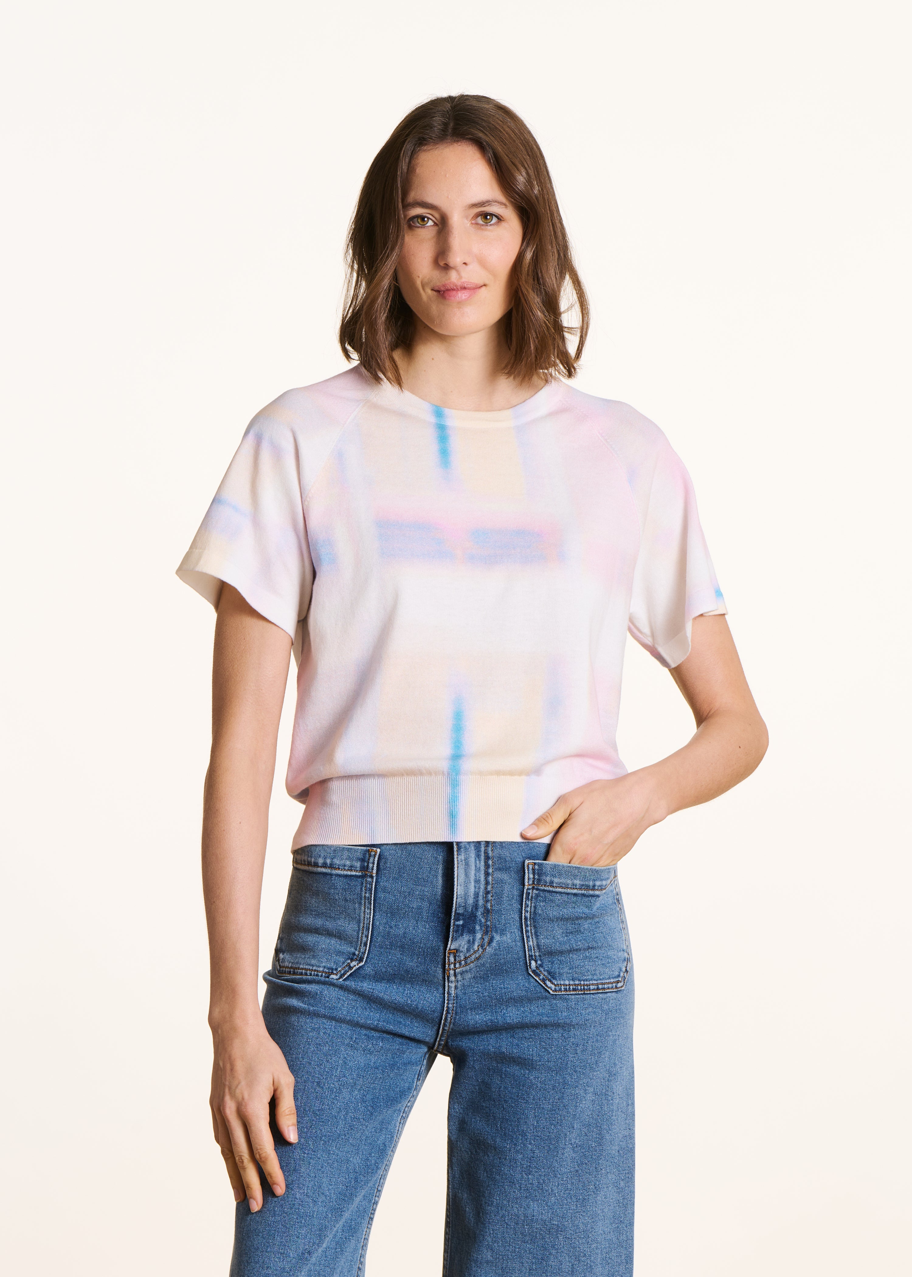 la-f-e-marabout-e-fjord-pull-blush-tie-dye-bio-baumwolle image 1