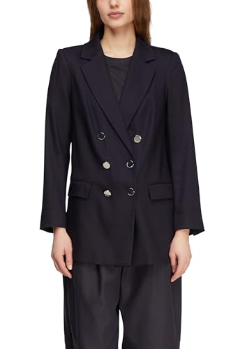 comma-doppelreihiger-blazer-viskosemix-gr-42-piqu image 8