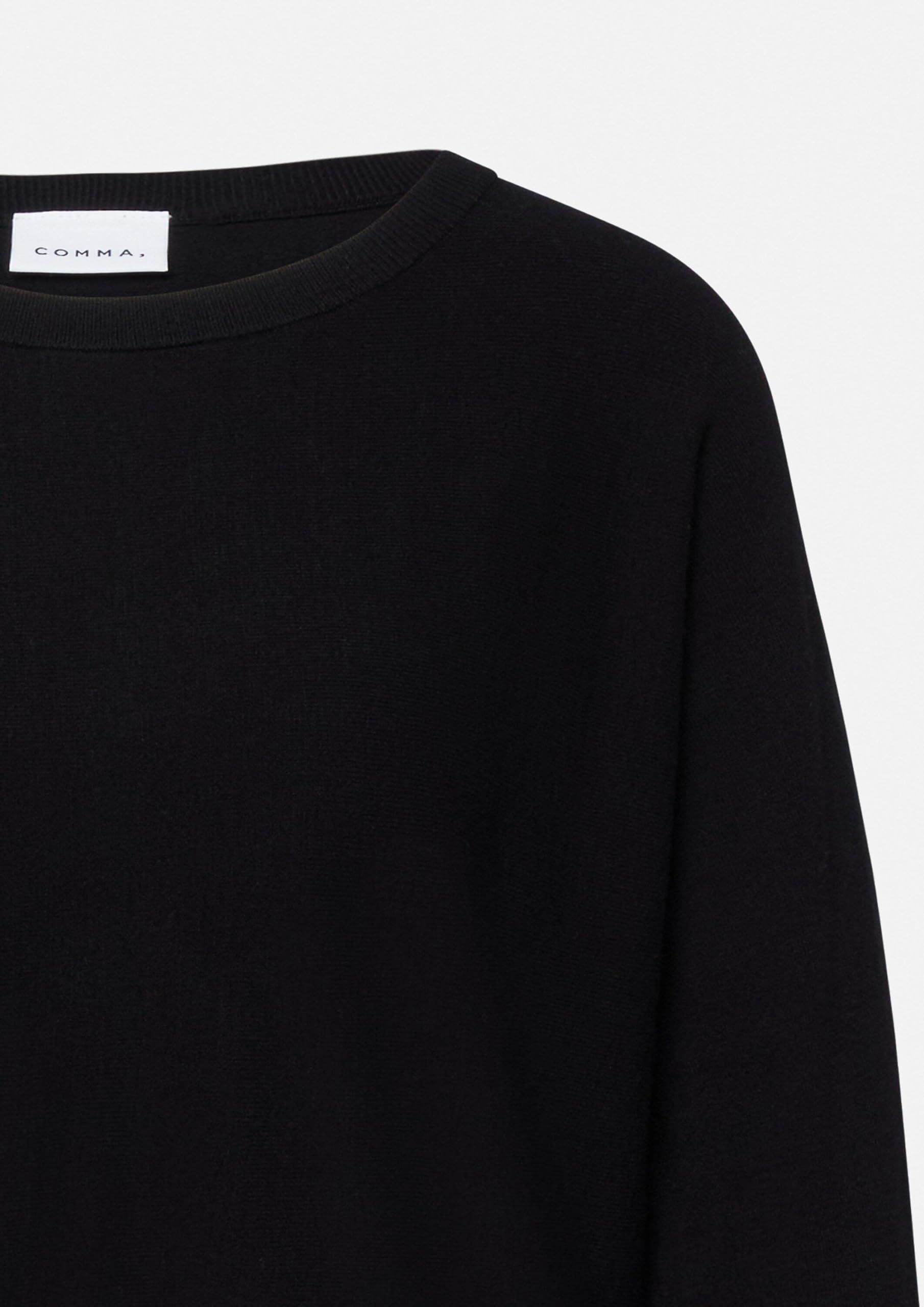 comma-strickpullover-gr-46-schwarz-feinstrick-regular image 5
