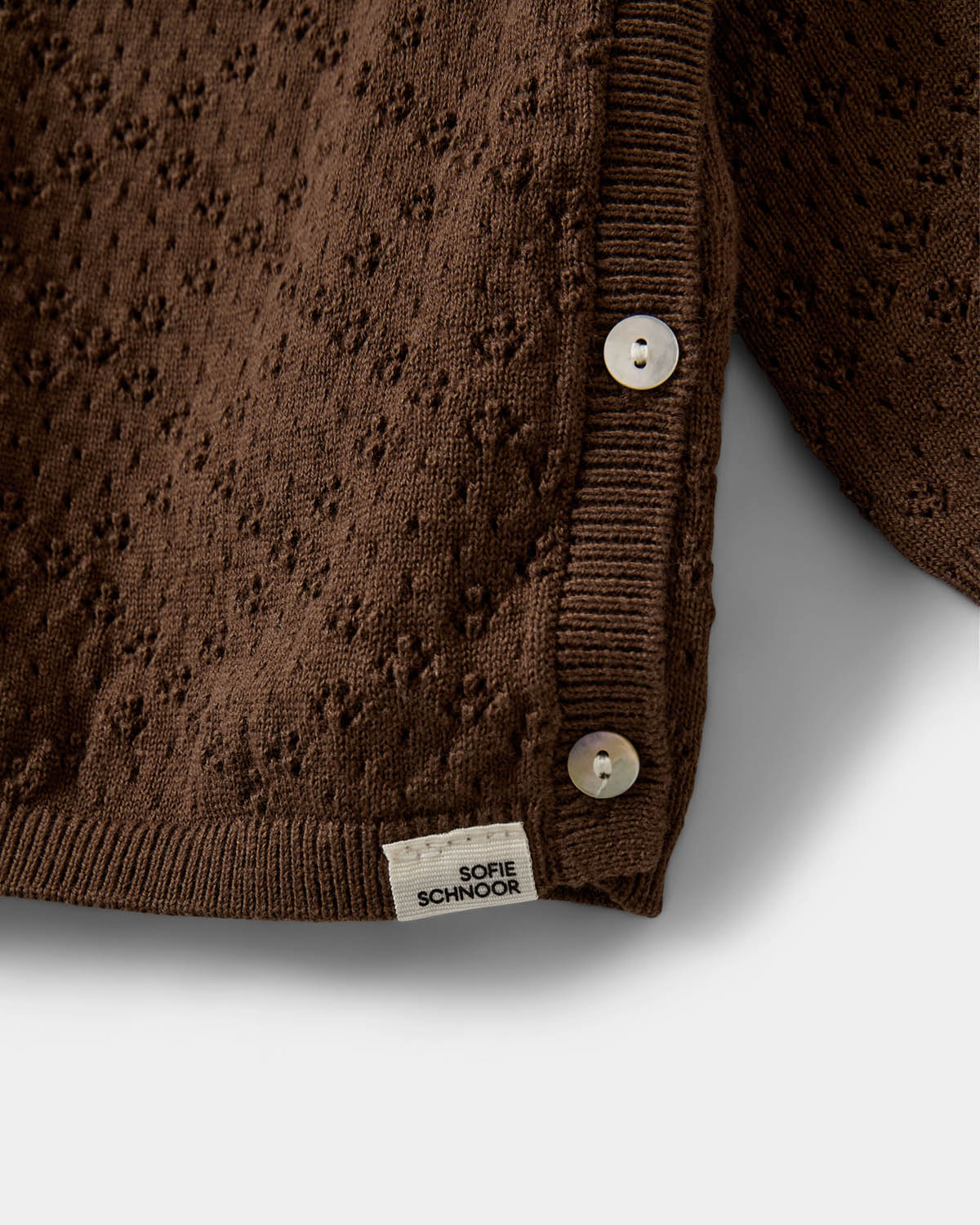 sofie-schnoor-kids-dorakb-strickjacke-braun-baumwolle image 3