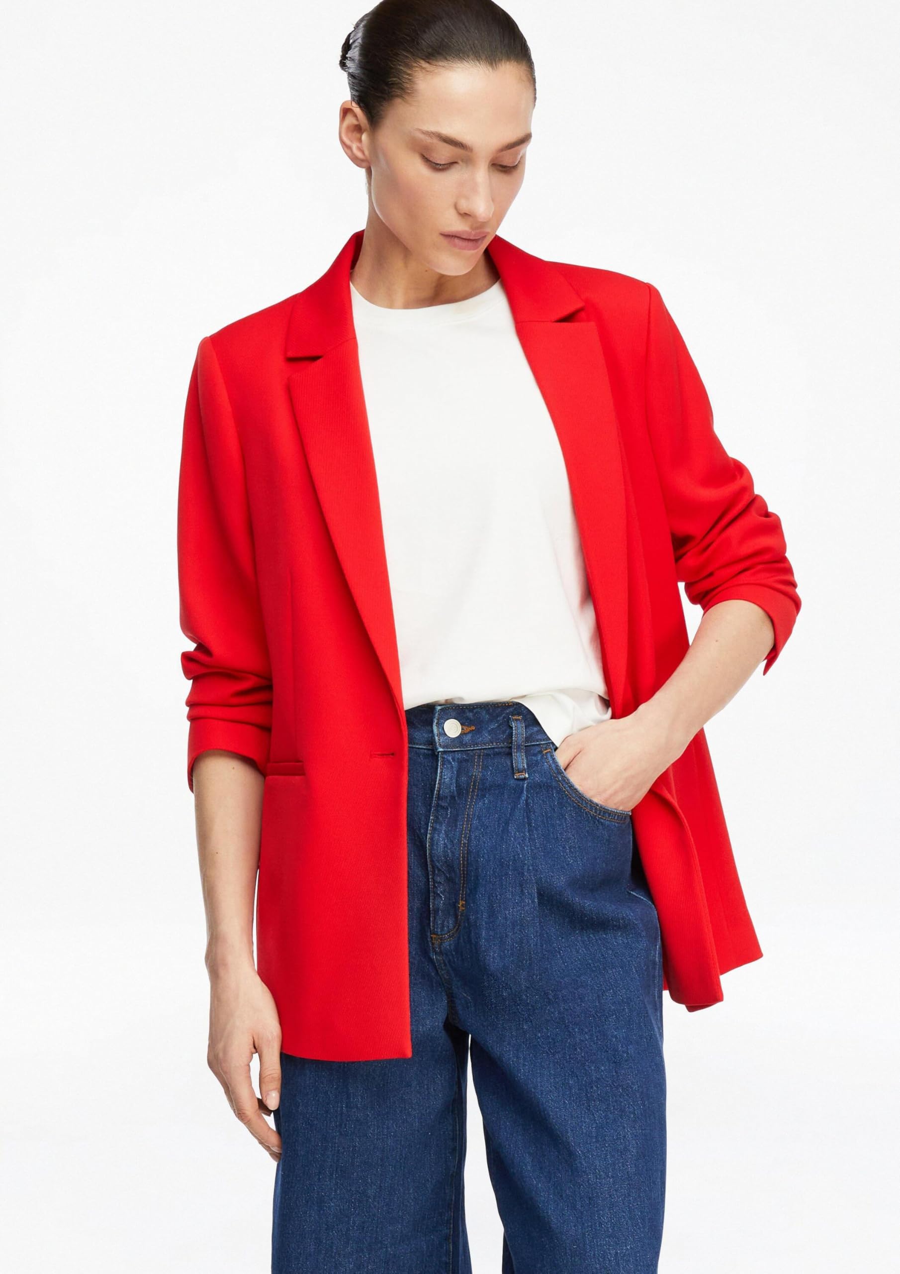 comma-twill-blazer-relaxed-fit-blazer-gr-e-34 image 6