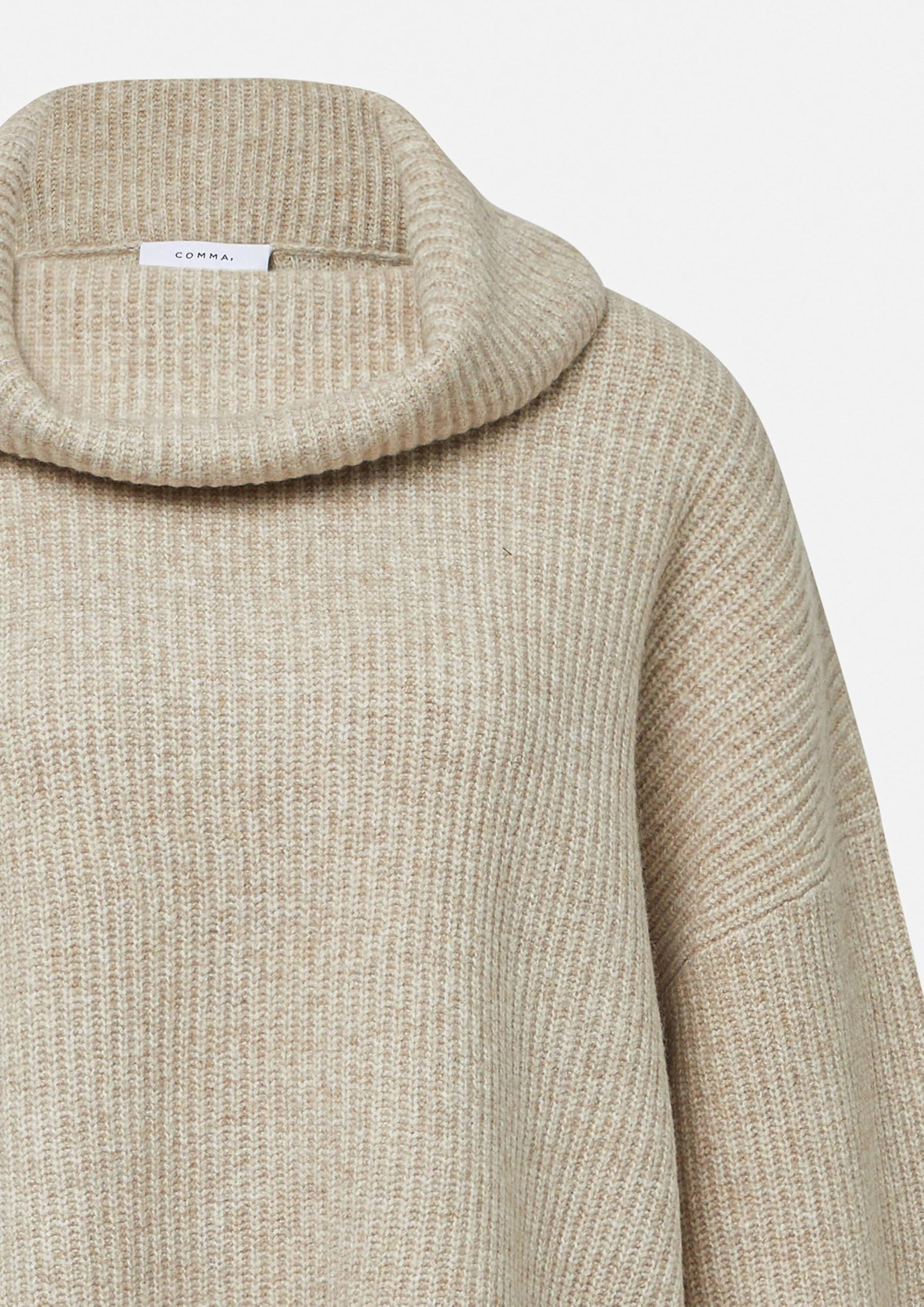 comma-ponchos-poncho-pullover-boxy-fit-sandfarben-xl image 5