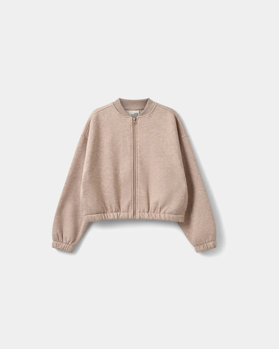 sofie-schnoor-young-katiesy-jacke-brown-melange-sweat image 1