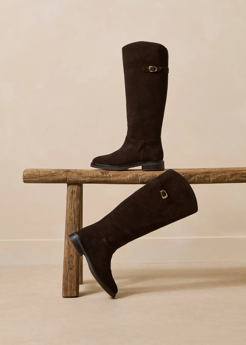 la-f-e-marabout-e-grimer-stiefel-braun-wildleder-reiterstil image 1
