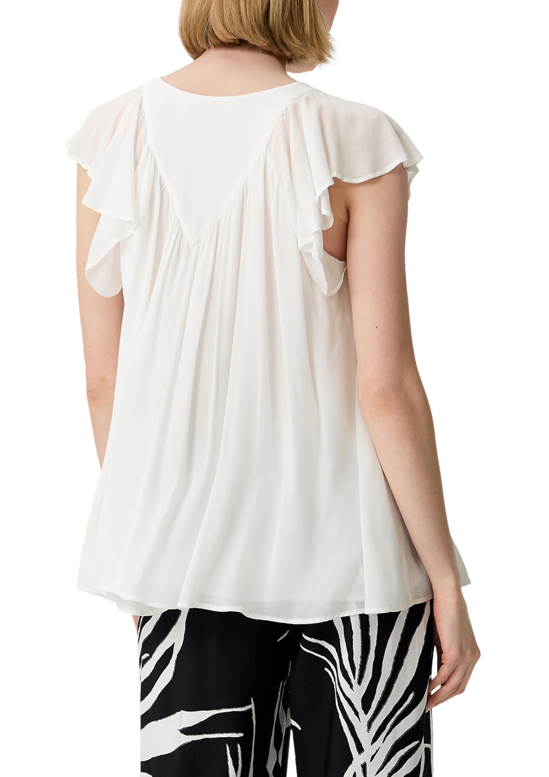 comma-cr-pe-bluse-damen-bluse-gr-40-viskose-raffung image 2