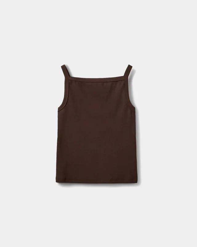 sofie-schnoor-breesw-ripp-top-intense-brown image 1