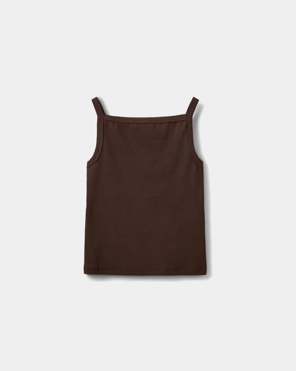sofie-schnoor-breesw-ripp-top-intense-brown image 1