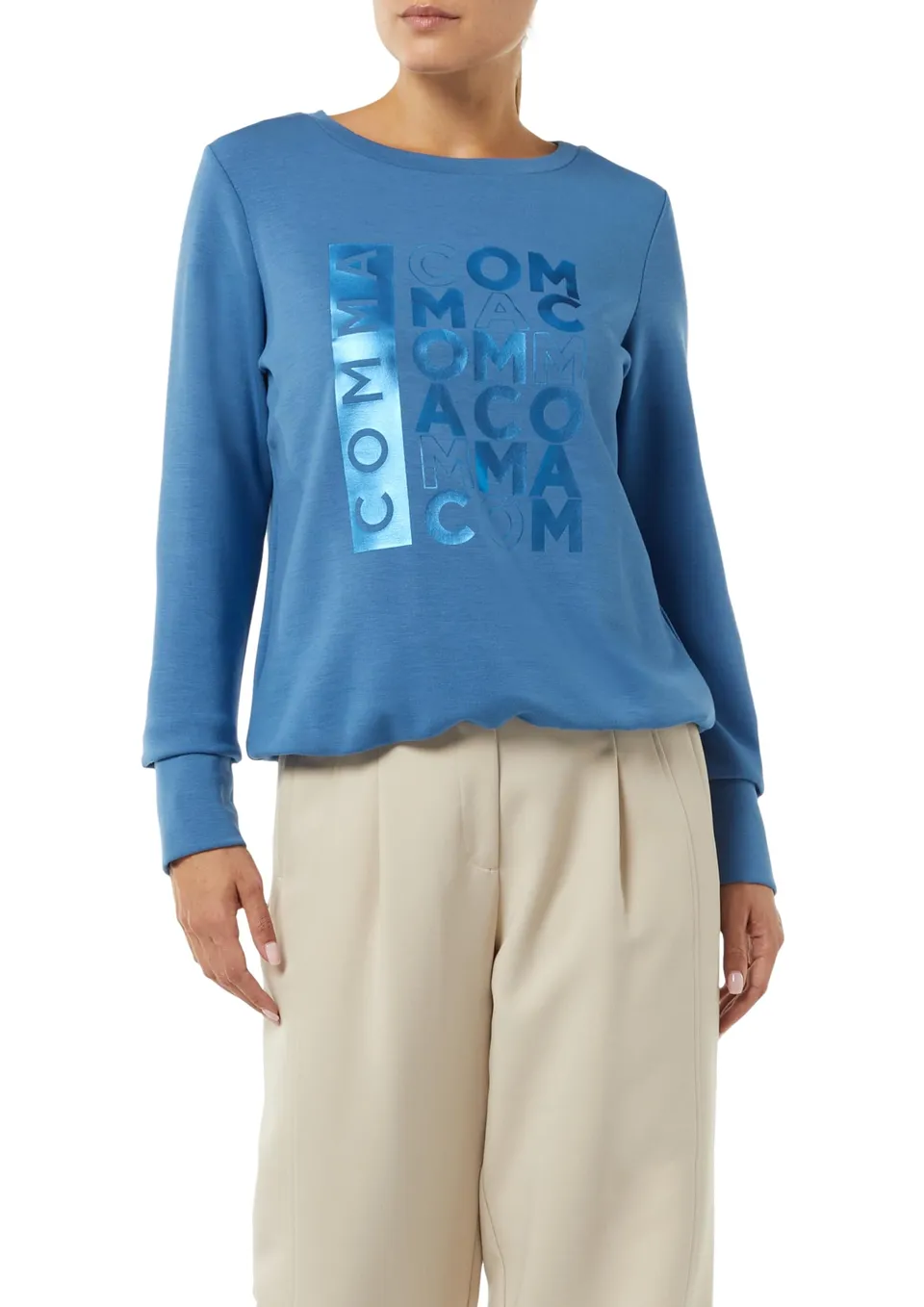 comma-2155090-sweatshirt-gr-e-34-mit-tunnelzug image 1