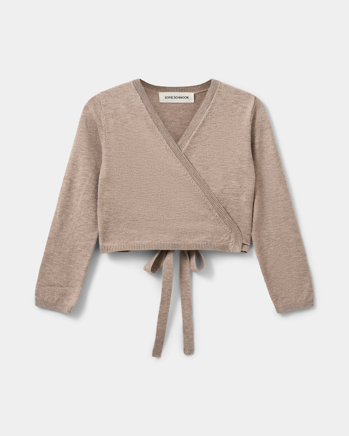 sofie-schnoor-kids-gracysk-cardigan-braun-melange-viskose image 1
