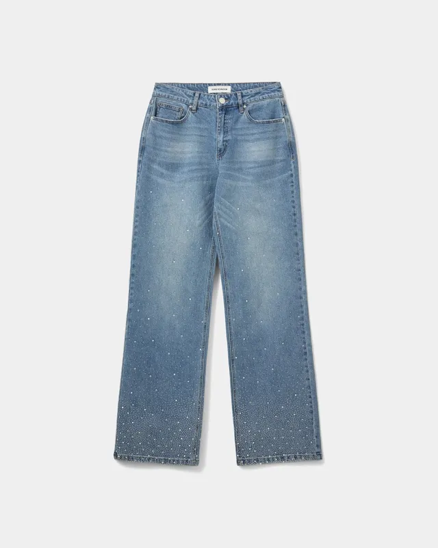 sofie-schnoor-women-parissw-jeans-denim-blue-straight-mid-waist image 1