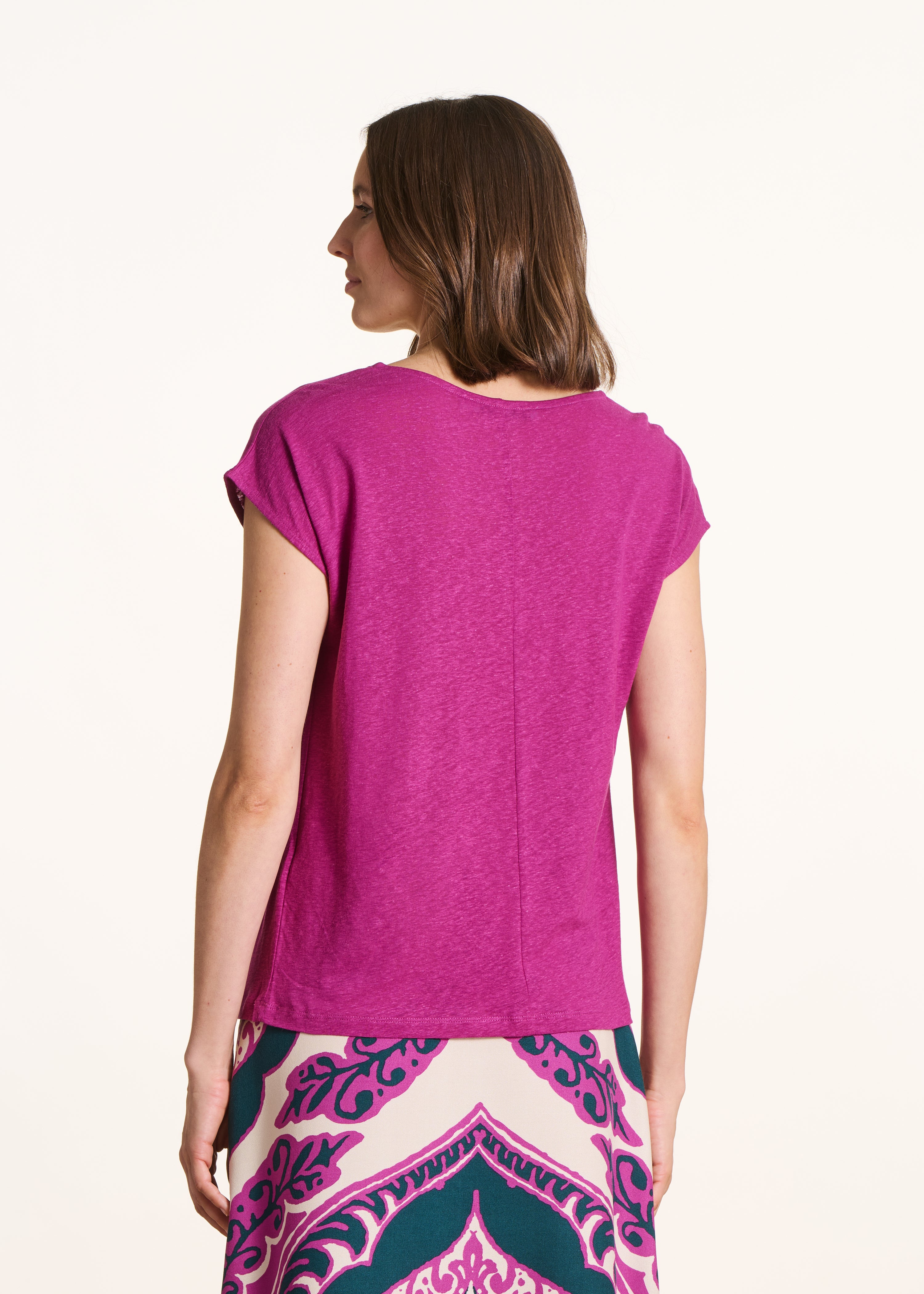 la-f-e-marabout-e-virano-t-shirt-lyocell-fuchsia image 3