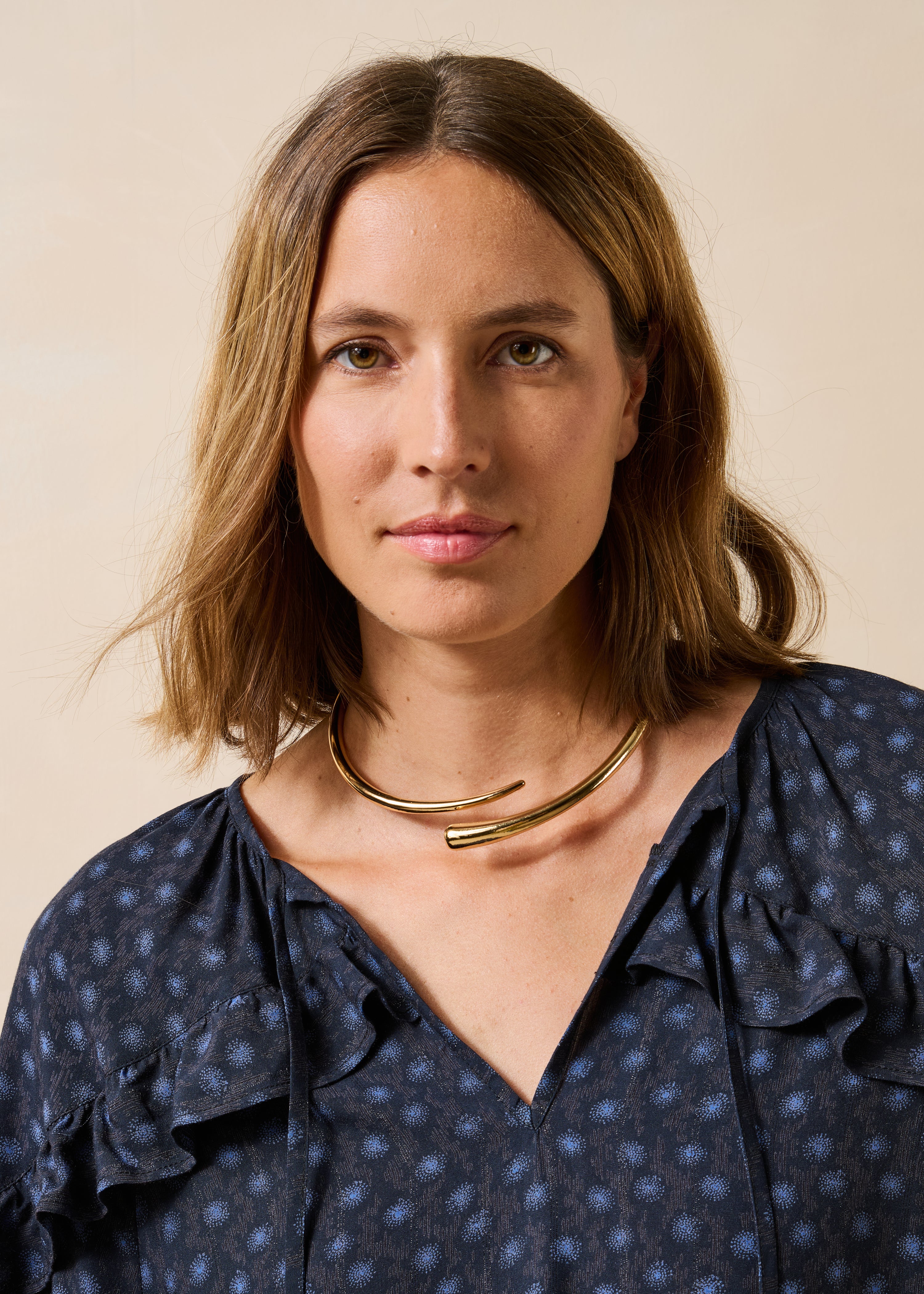 la-f-e-marabout-e-fureura-kette-gold-choker-metall image 1