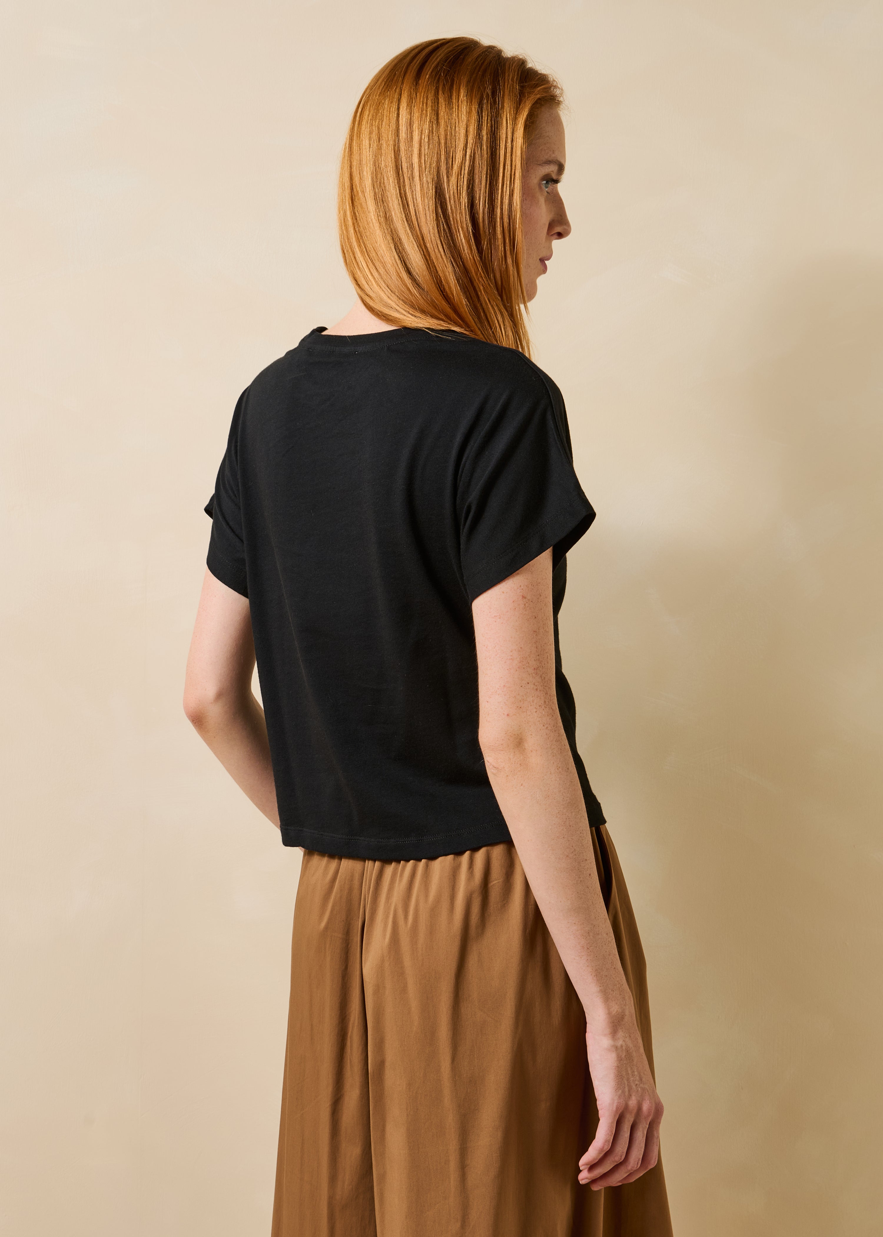 la-f-e-marabout-e-t-shirt-schwarz-bio-baumwolle-kurzarm image 3