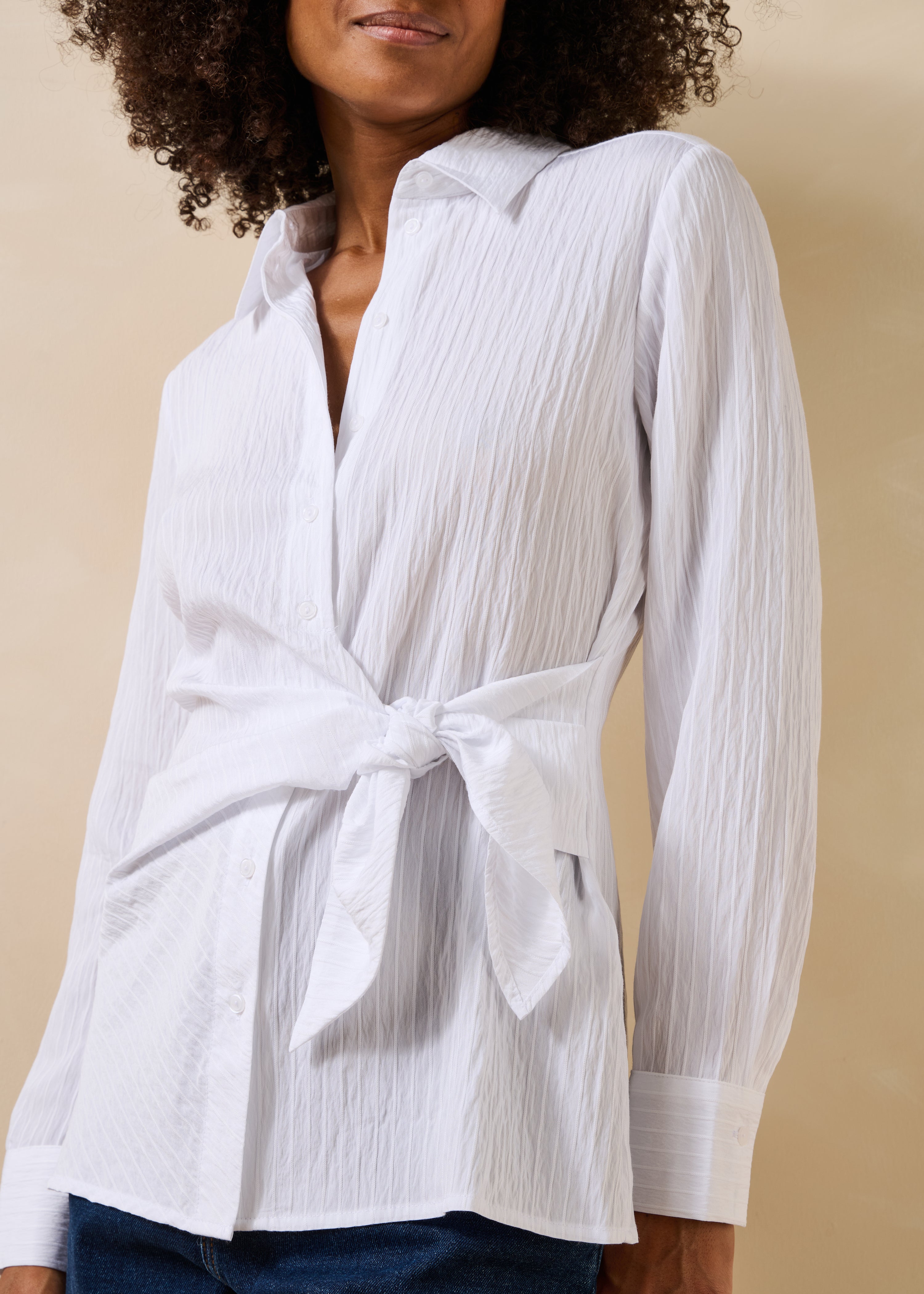 la-f-e-marabout-e-famous-bluse-wei-streifen-viskose image 5