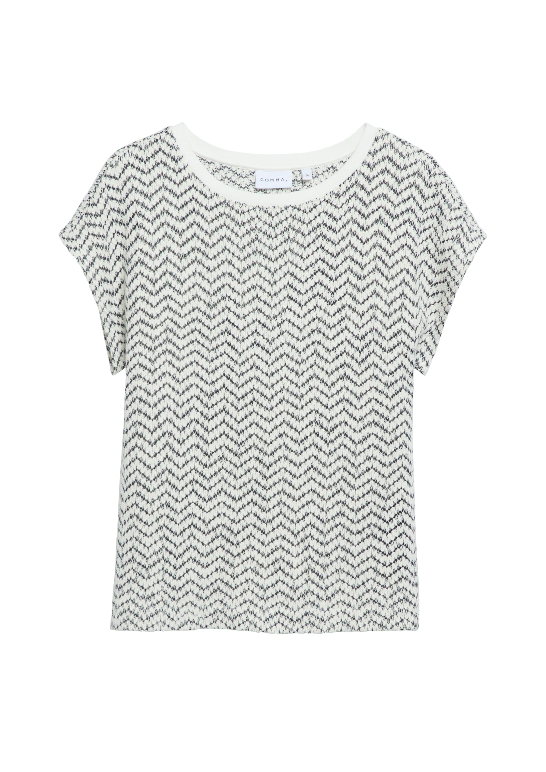 comma-sweatshirt-relaxed-fit-gr-48-rundhals-ajour image 3