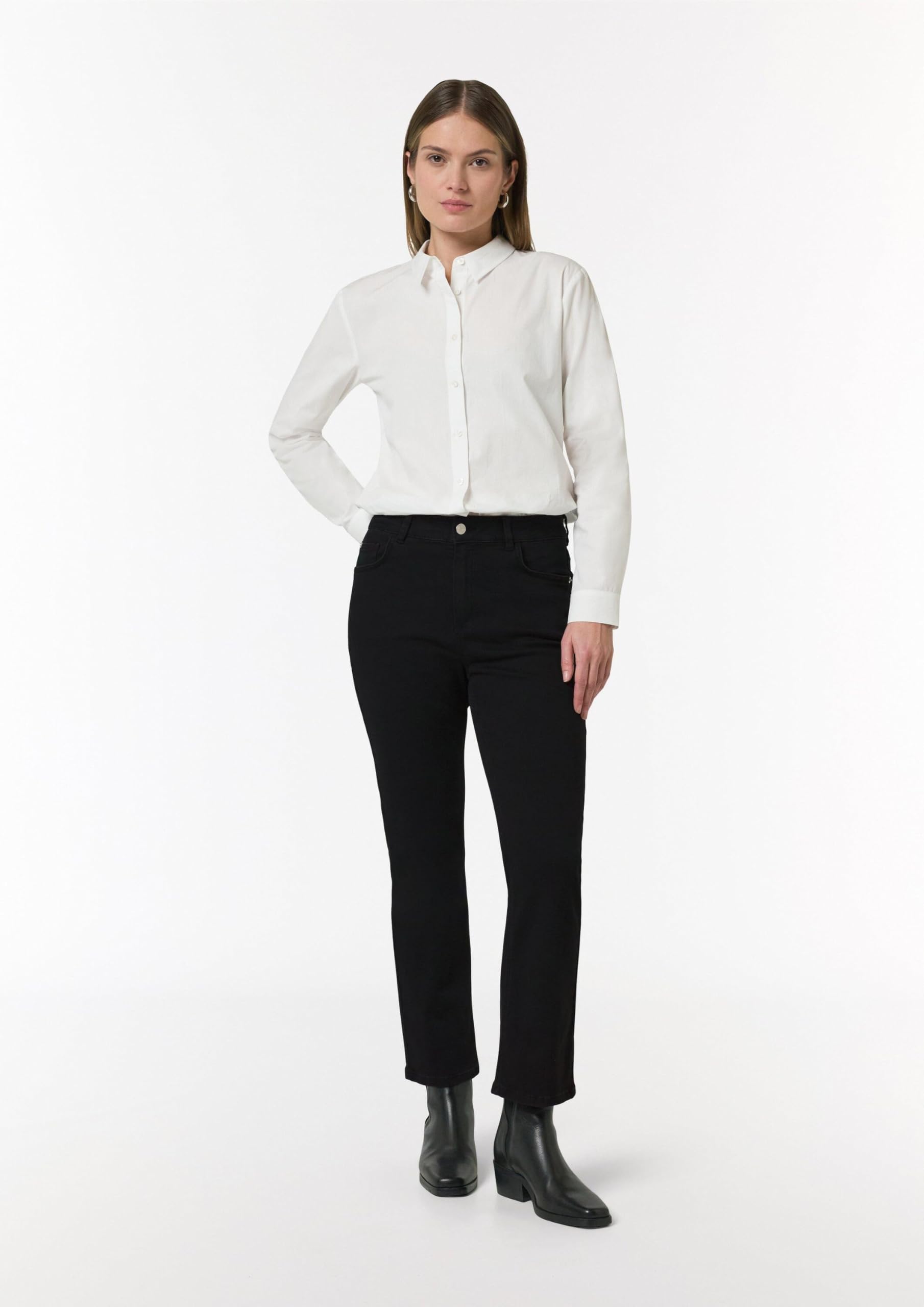 comma-jeans-flared-leg-jeans-schwarz-44-baumwollstretch image 6