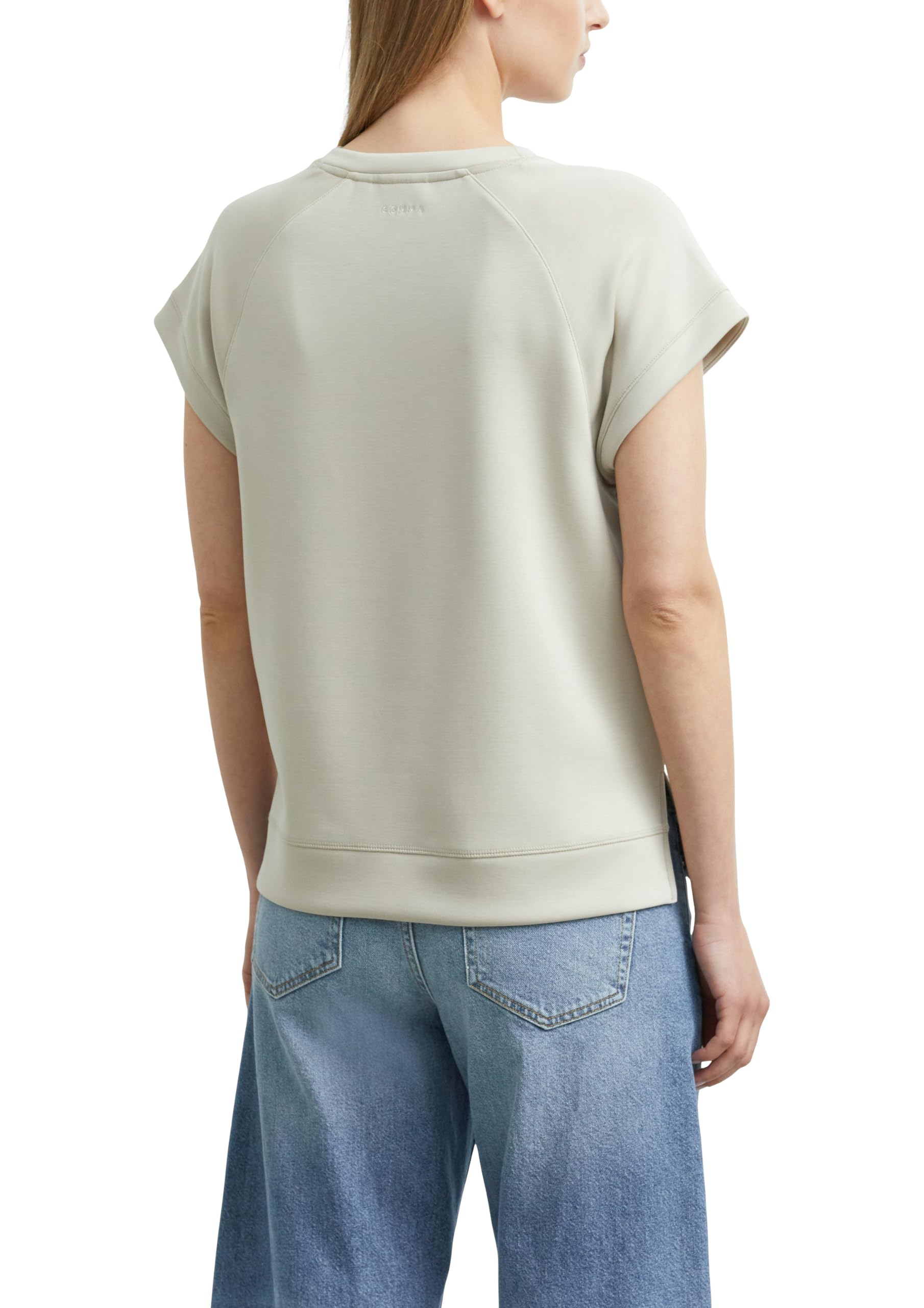comma-sweatshirt-regular-fit-gr-44-rundhals-dunkelbraun image 2